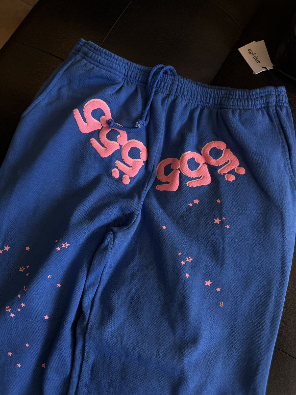Sp5der Sp5der Worldwide Pink Blue Sweatpants Size XL (NEW) Size US 34 / EU 50 - 4 Thumbnail