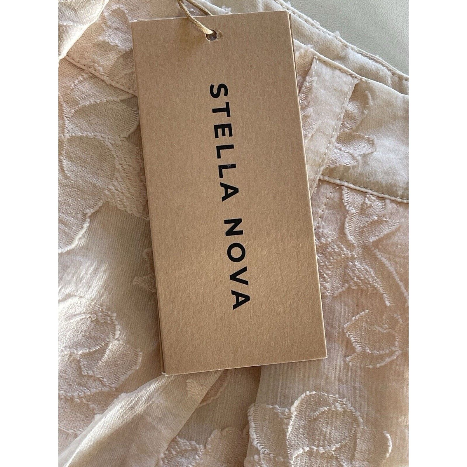 Anthropologie Stella Nova Anthropologie Jill Jacquard Pants Floral Size 2 Size 26" / US 2 / IT 38 - 11 Thumbnail