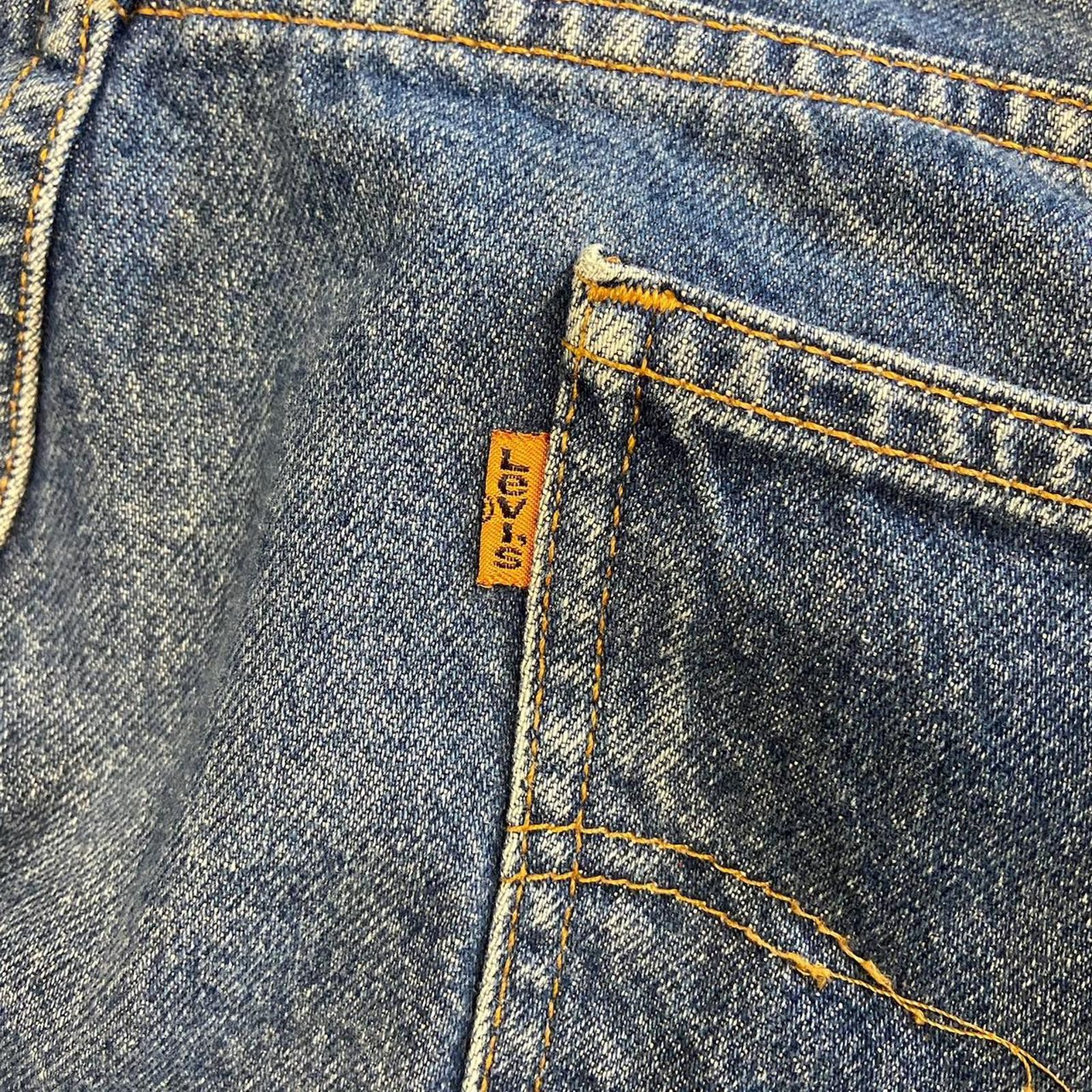 Levi's Vintage Blue Orange Tab 505 Levi Jeans Size US 38 / EU 54 - 4 Thumbnail