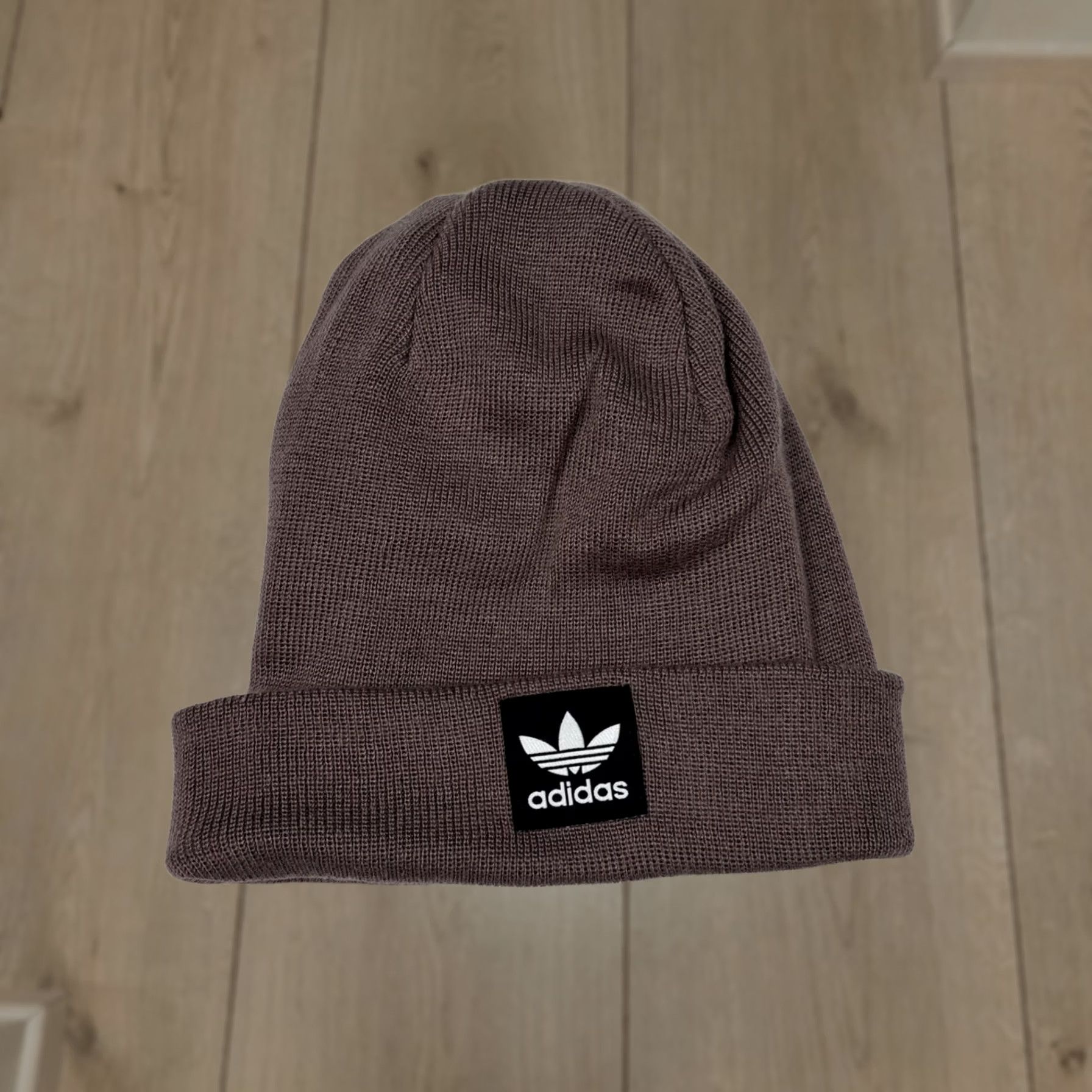Adidas Adidas Beanie OSFA Knit Acrylic Brown Outdoor Winter Hat Mens Cap GIft Vintage-inspired Size ONE SIZE - 1 Thumbnail