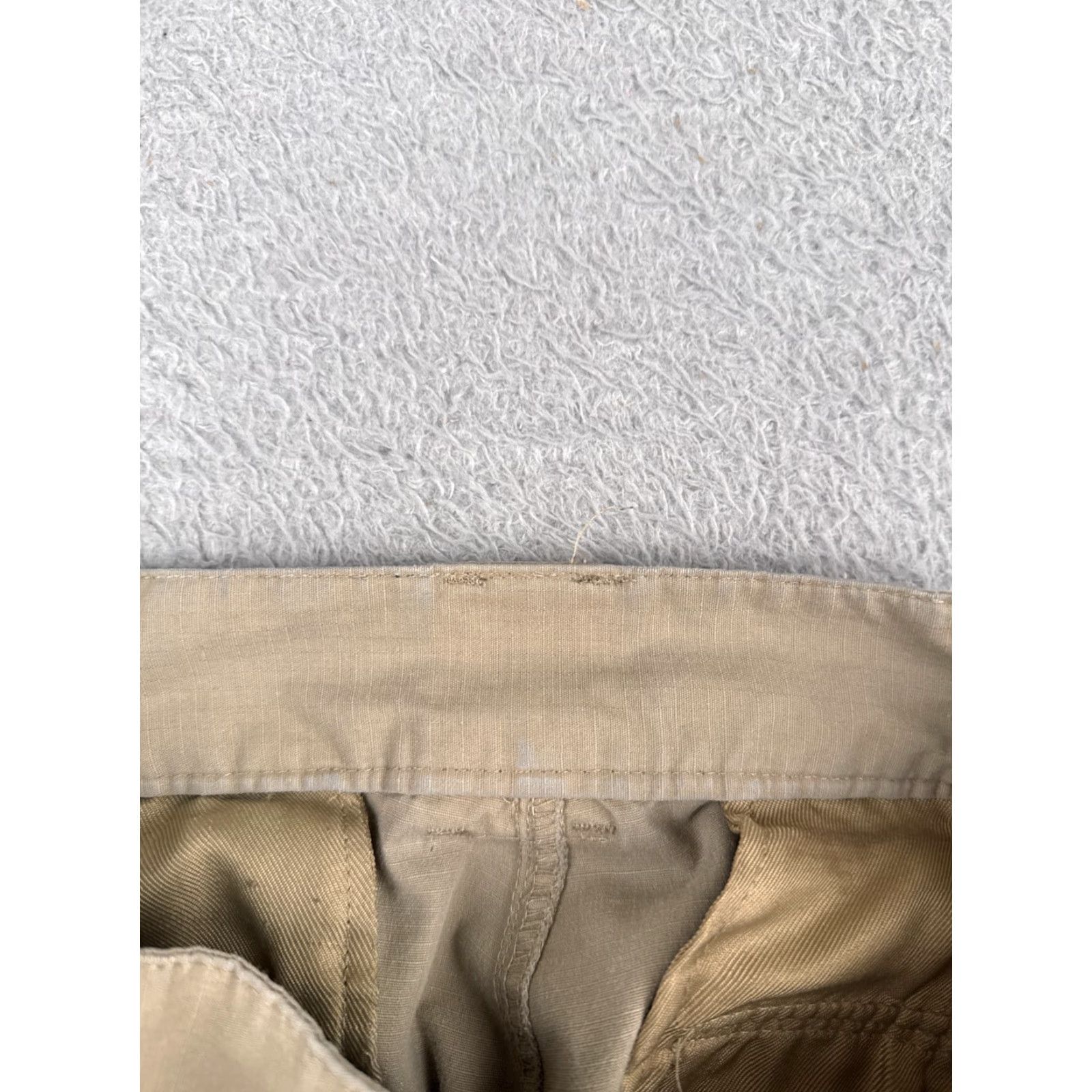 Vintage Tact Squad Cargo Pants Mens 30 Beige Cotton Blend Straight Leg 5-Pocket Workwear Size US 30 / EU 46 - 6 Thumbnail