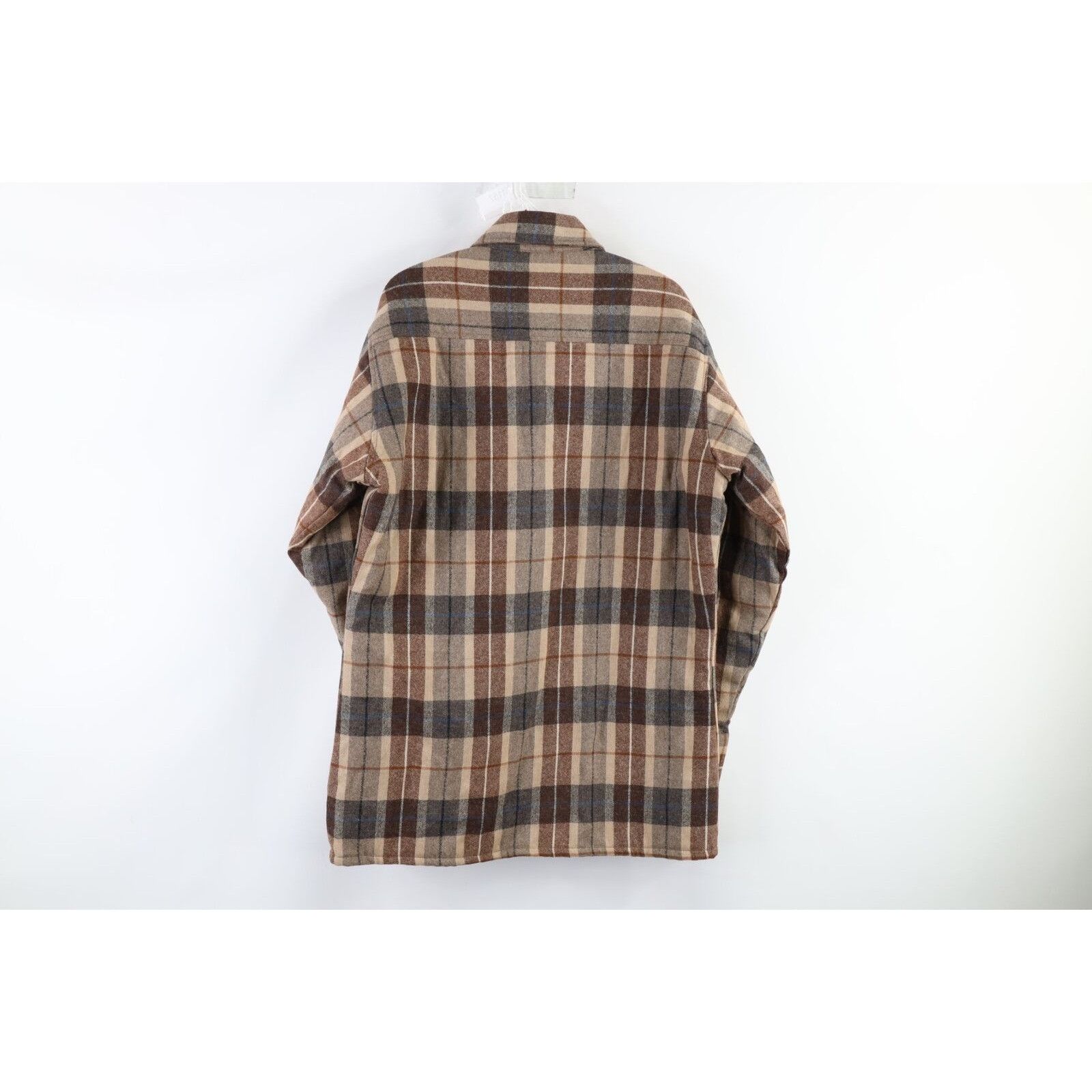 Vintage Vintage 90s Streetwear Lined Wool Knit Button Shirt Size US M / EU 48-50 / 2 - 5 Thumbnail