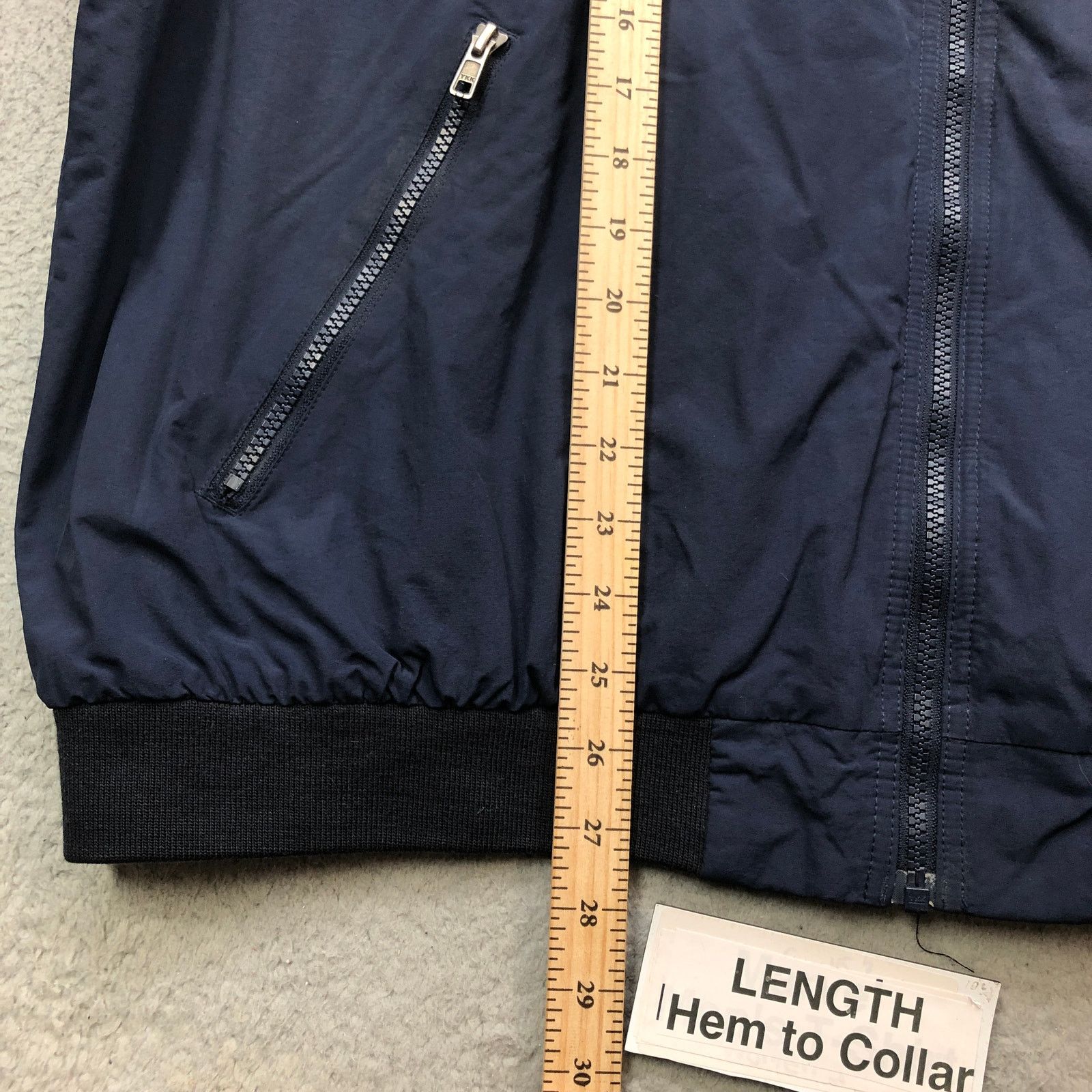L.L. Bean LL Bean Flannel Lined Nylon Warm Up Jacket Mens XXL Navy Size US XXL / EU 58 / 5 - 9 Thumbnail