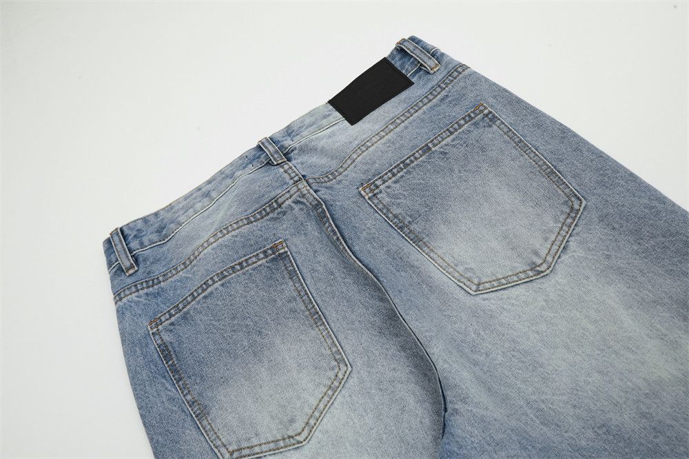 Japanese Brand Washed distressed loose American retro street style jeans Size US 32 / EU 48 - 5 Thumbnail