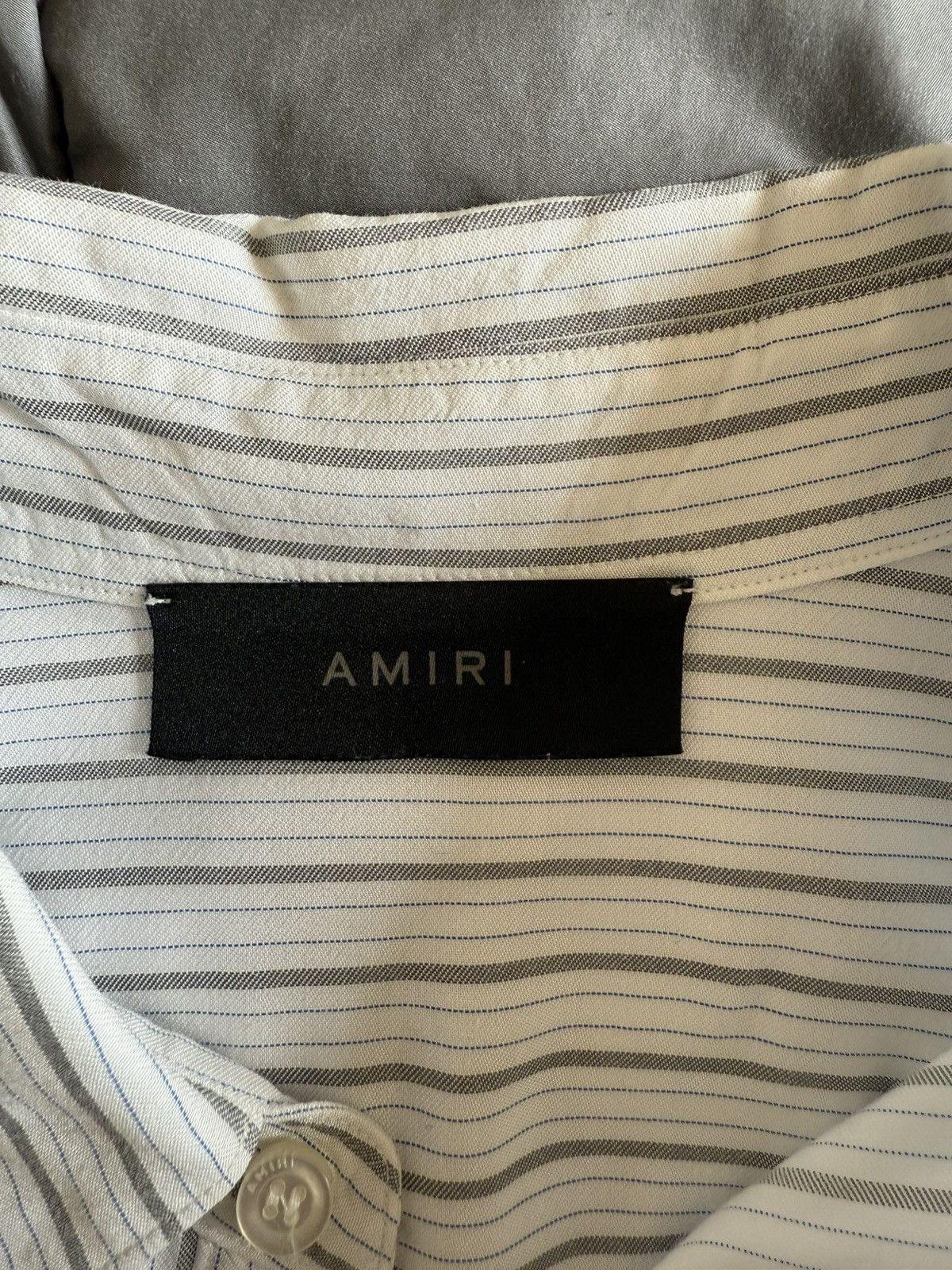 Amiri Amiri Stripped Long-Sleeve Dress Shirt Size US L / EU 52-54 / 3 - 2 Thumbnail