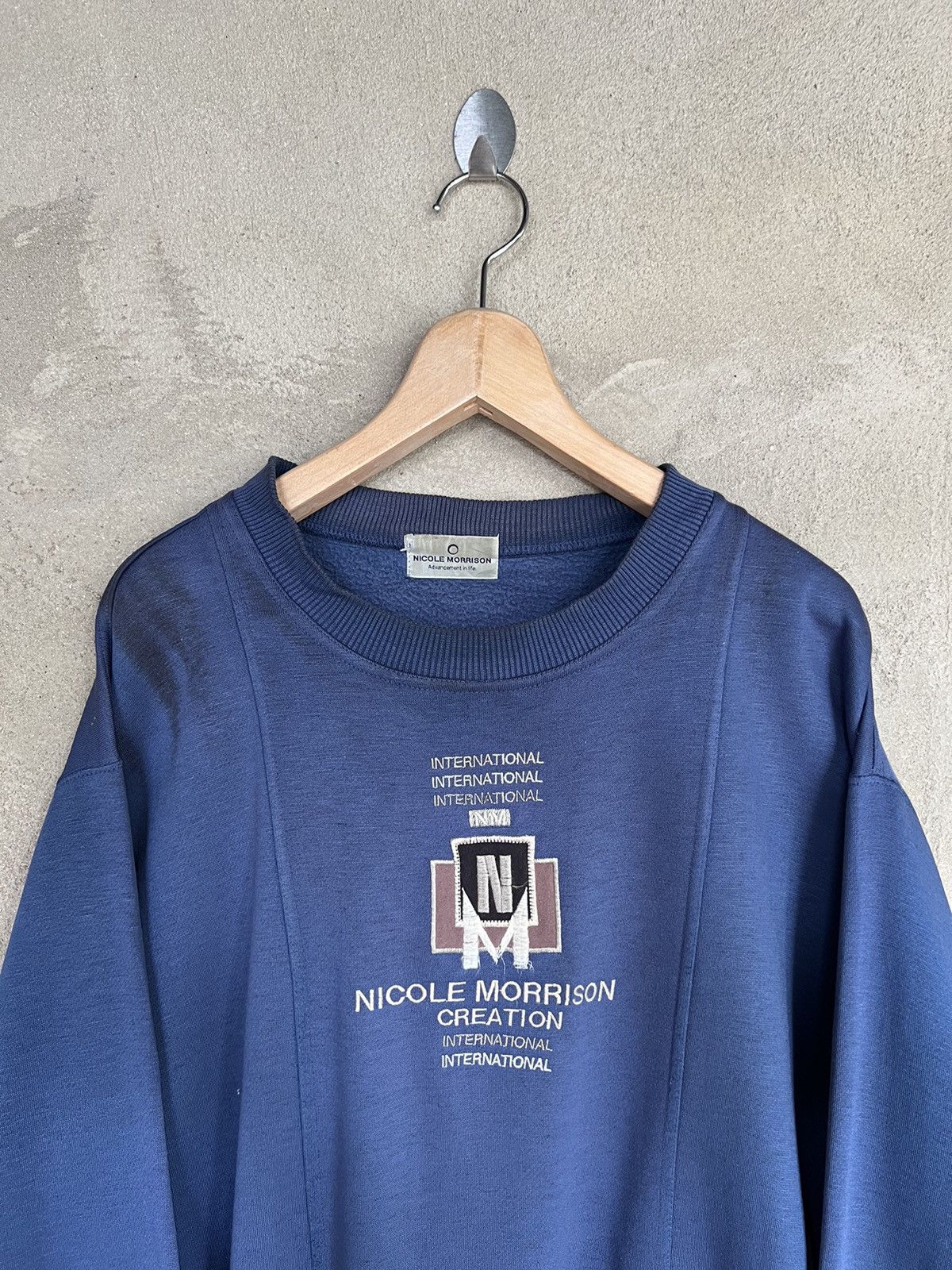 Designer Vintage Nicole Morrison Sweatshirt Size US XL / EU 56 / 4 - 3 Thumbnail