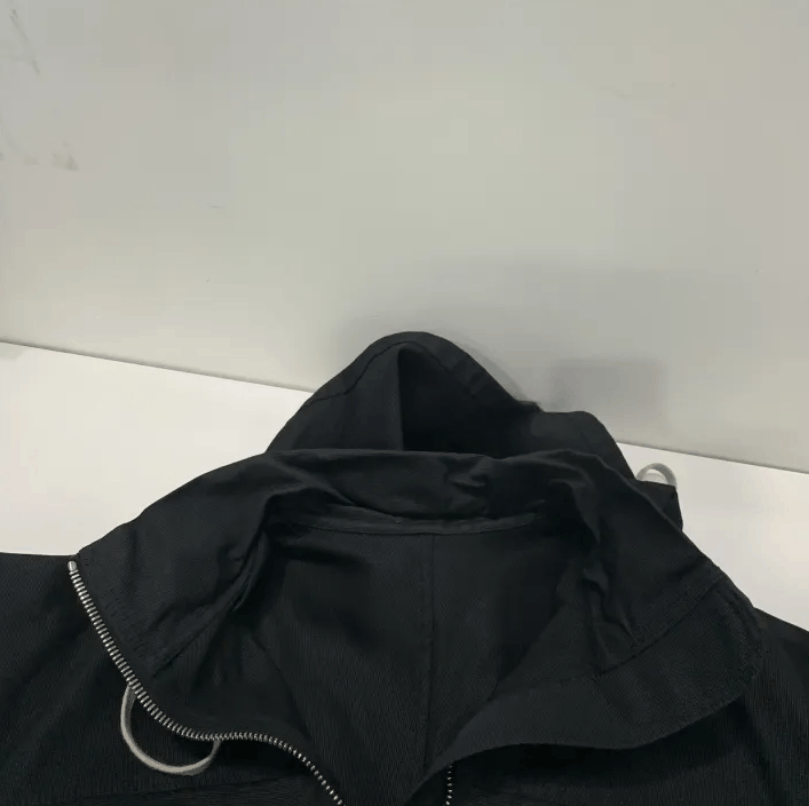 Rick Owens Rick Owens Black Hooded Bomber Jacket Size US XXS / EU 40 - 6 Thumbnail