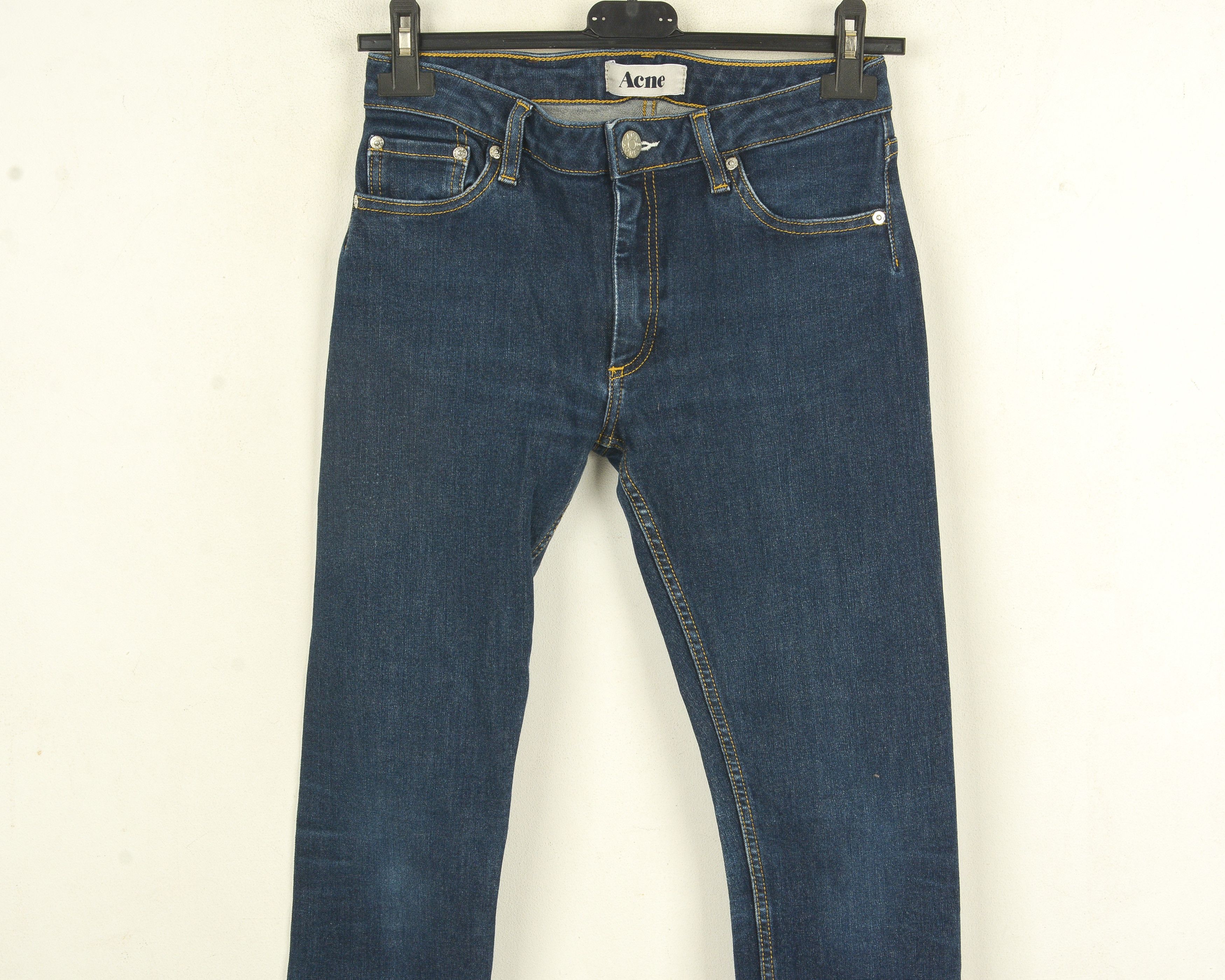 Acne Studios Jeans Fex Women W27 L32 Skinny Slim Denim Pants Trousers Size 27" / US 4 / IT 40 - 2 Thumbnail