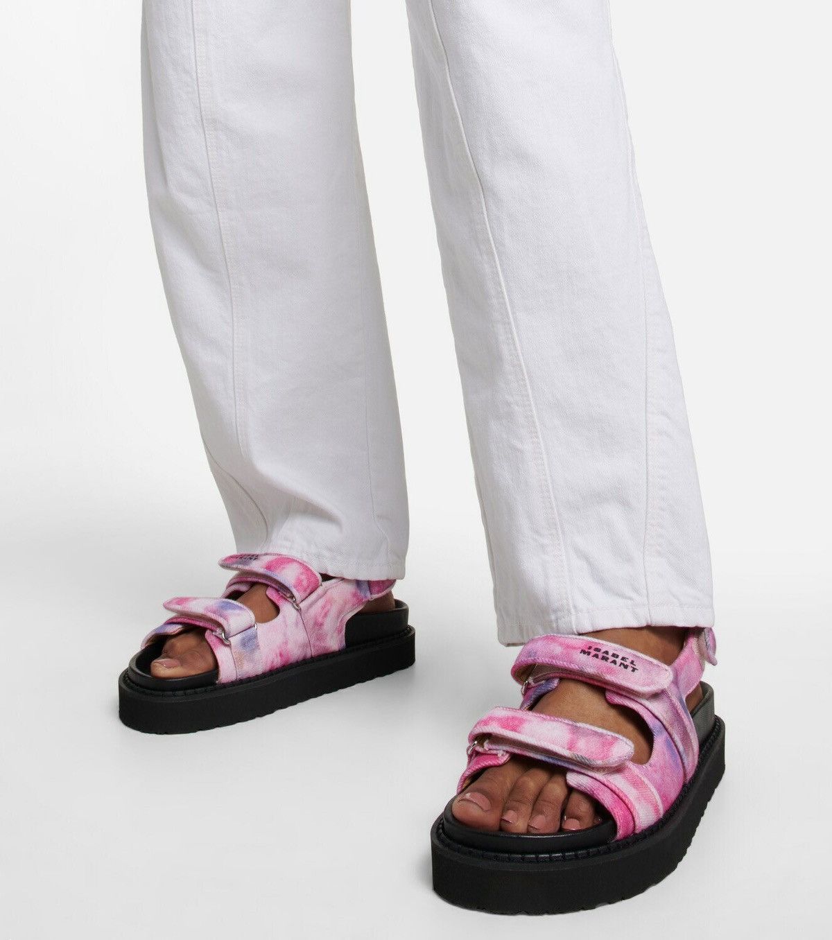 Isabel Marant Isabel Marant Madee Platform Sandal Mulberry Tie Dye 41 10 Size US 10 / IT 40 - 6 Thumbnail
