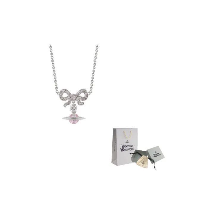 Vivienne Westwood Vivienne Westwood Octavie Choker with Saturn Pendant -2507 Size ONE SIZE - 1 Thumbnail