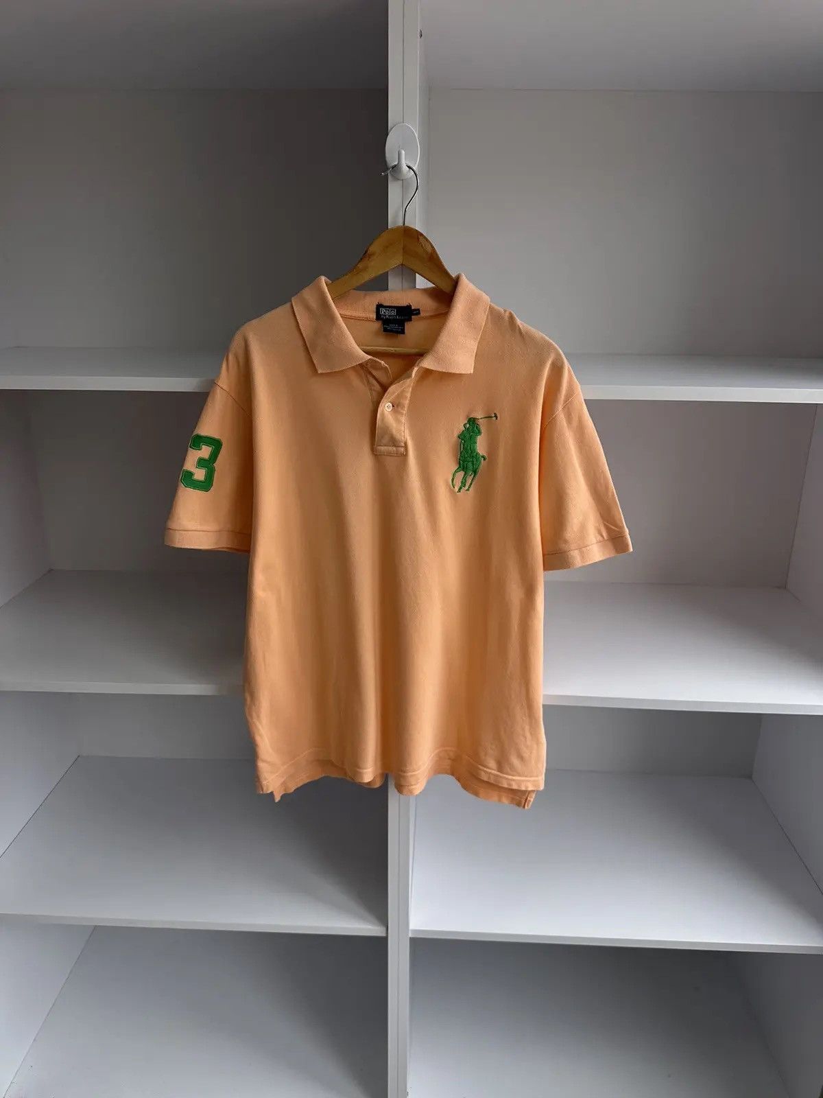 Peach ralph lauren shirt best sale