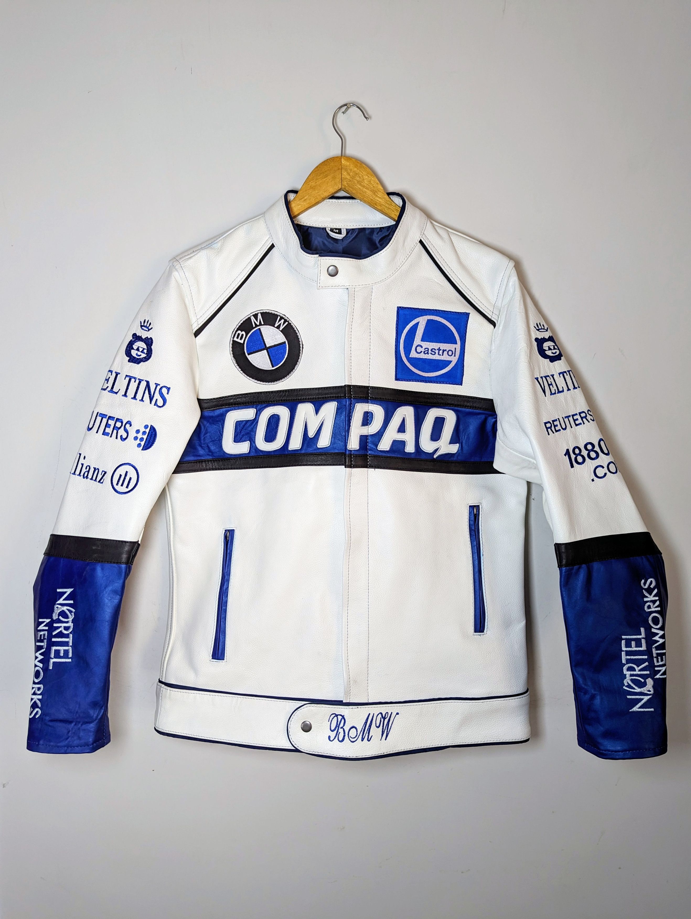 Vintage 💀🔥 BMW 🔥💀 RACING LEATHER JACKET RARE STREETWEAR Size US M / EU 48-50 / 2 - 1 Thumbnail