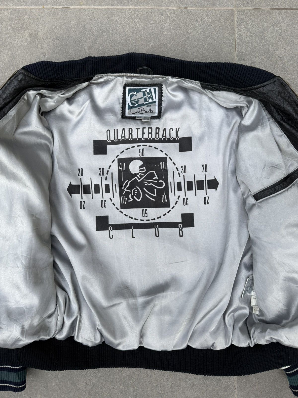Vintage Vintage Thrashed NFL Philadelphia Eagles Leather Jacket Size US M / EU 48-50 / 2 - 6 Thumbnail
