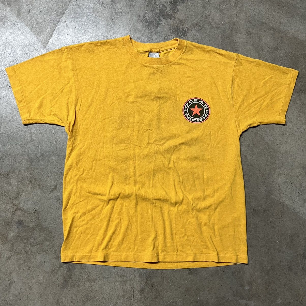 Ocean Pacific × Quiksilver Vintage 1992 Ocean Pacific “OP” 🇺🇸 Single-Stitched T-Shirt Size US L / EU 52-54 / 3 - 5 Thumbnail