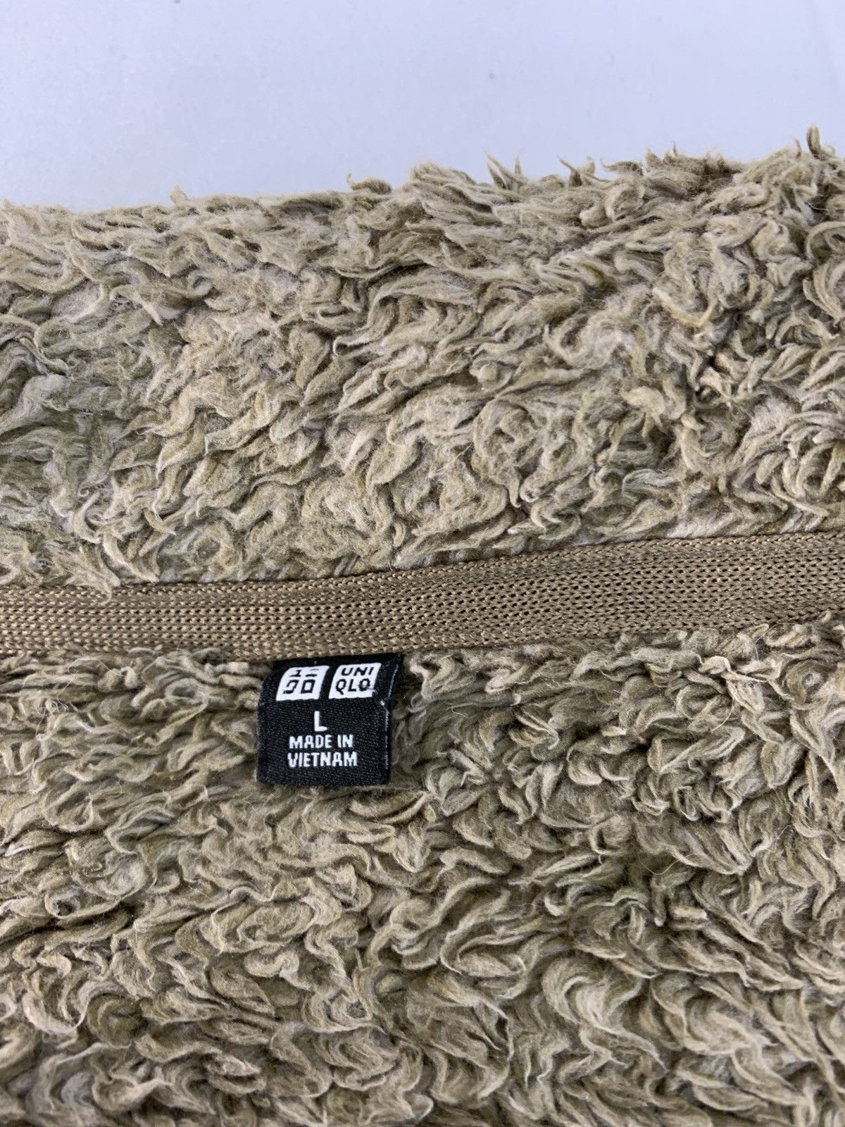 Vintage Japanese Brand Fleece Fluffy Jacket Zip Up Double Pocket Size US L / EU 52-54 / 3 - 8 Thumbnail