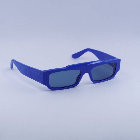 Gucci 🕶️ New Gucci GG1592S 004 Blue Sunglasses Size ONE SIZE - 2 Thumbnail