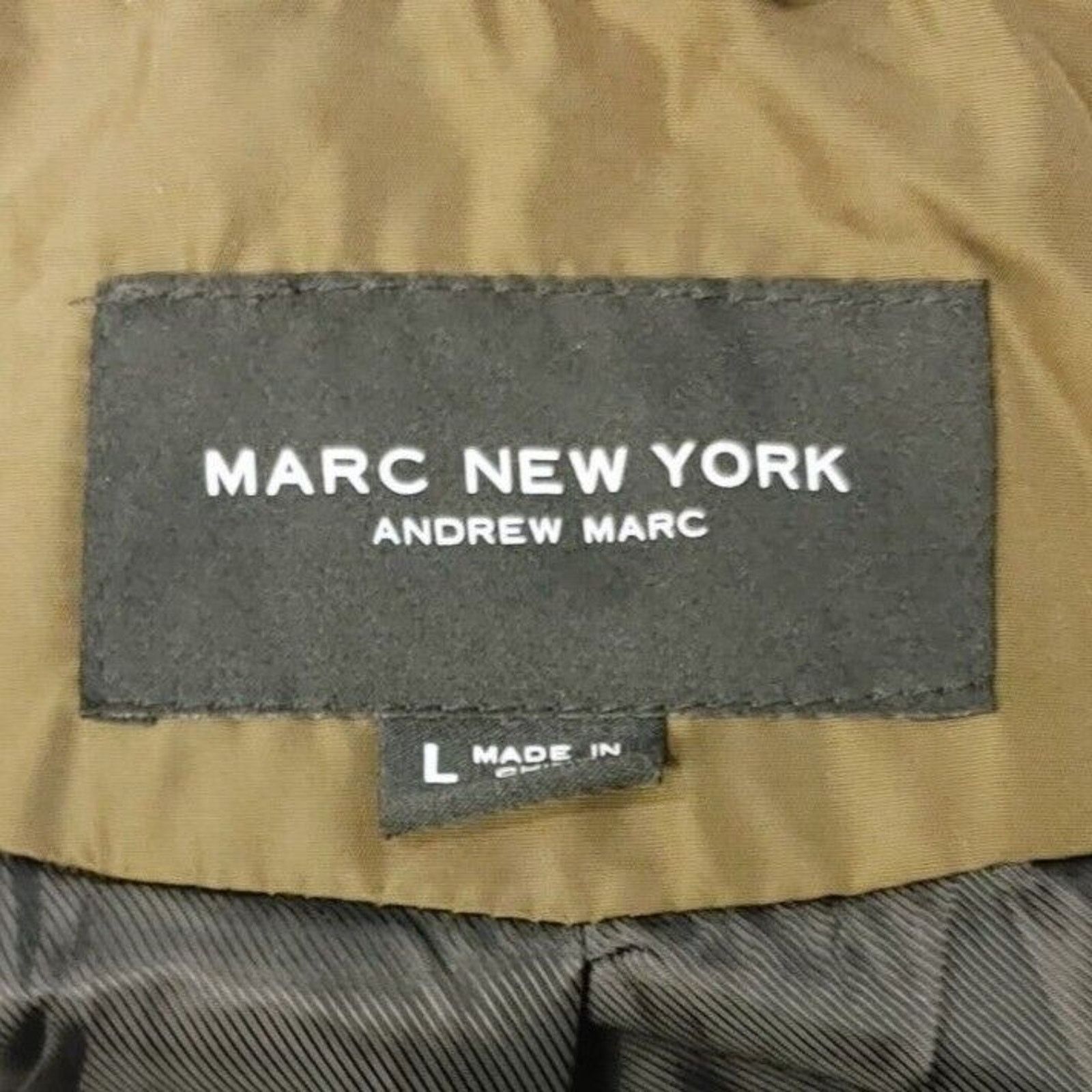 Other Marc New York | Andrew Marc Women's Olive Green Fur Lined Ho Size L / US 10 / IT 46 - 3 Thumbnail