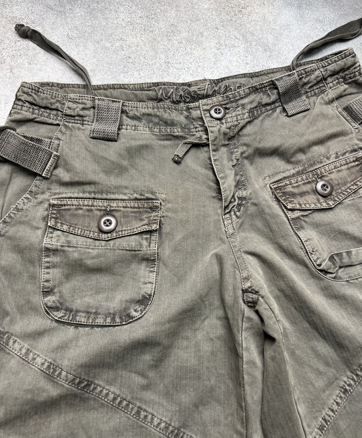 GOA Vintage japanese cargo faded flare pants Size US 32 / EU 48 - 5 Thumbnail