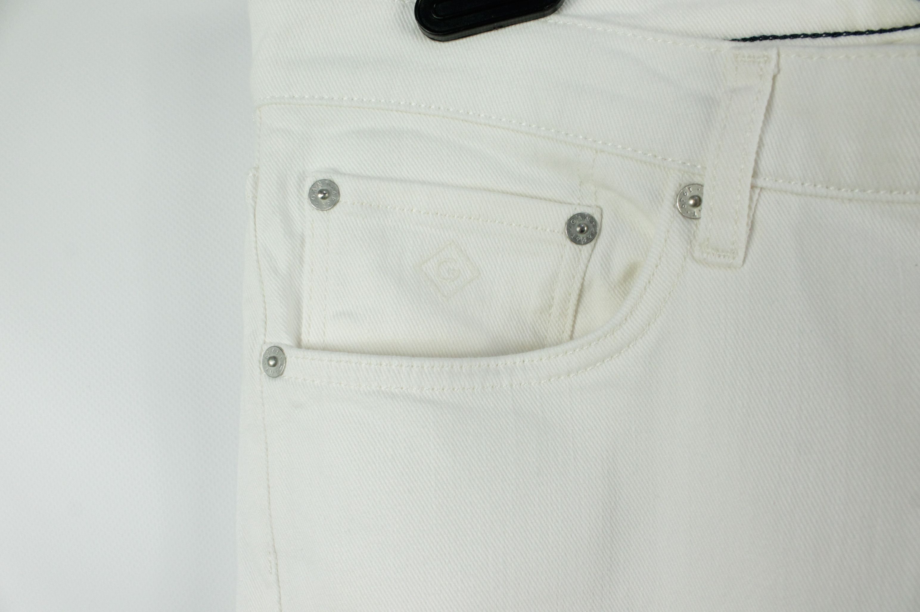 Gant Gant Ecru Denim Slim Fit Jeans Size US 34 / EU 50 - 3 Thumbnail