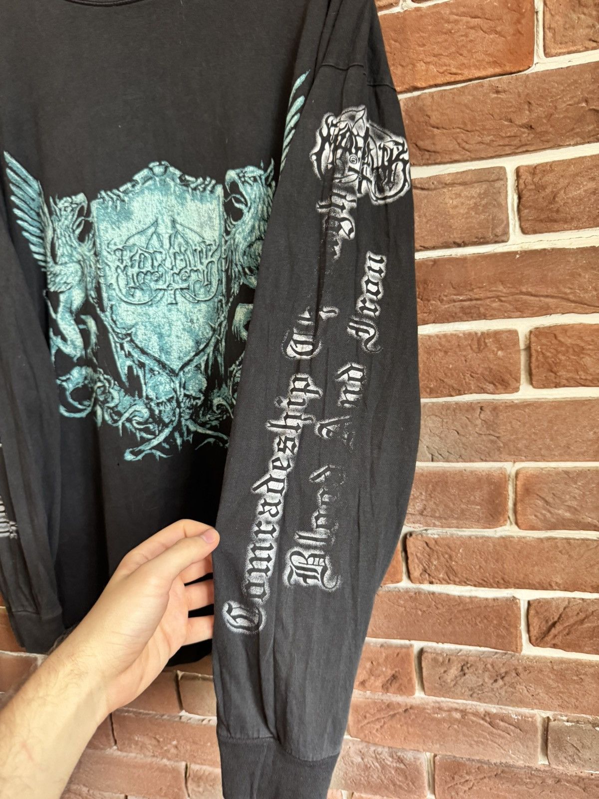 Band Tees Rare Vintage 90s Marduk Black Metal Assault XL Band Tee Size US XL / EU 56 / 4 - 5 Thumbnail