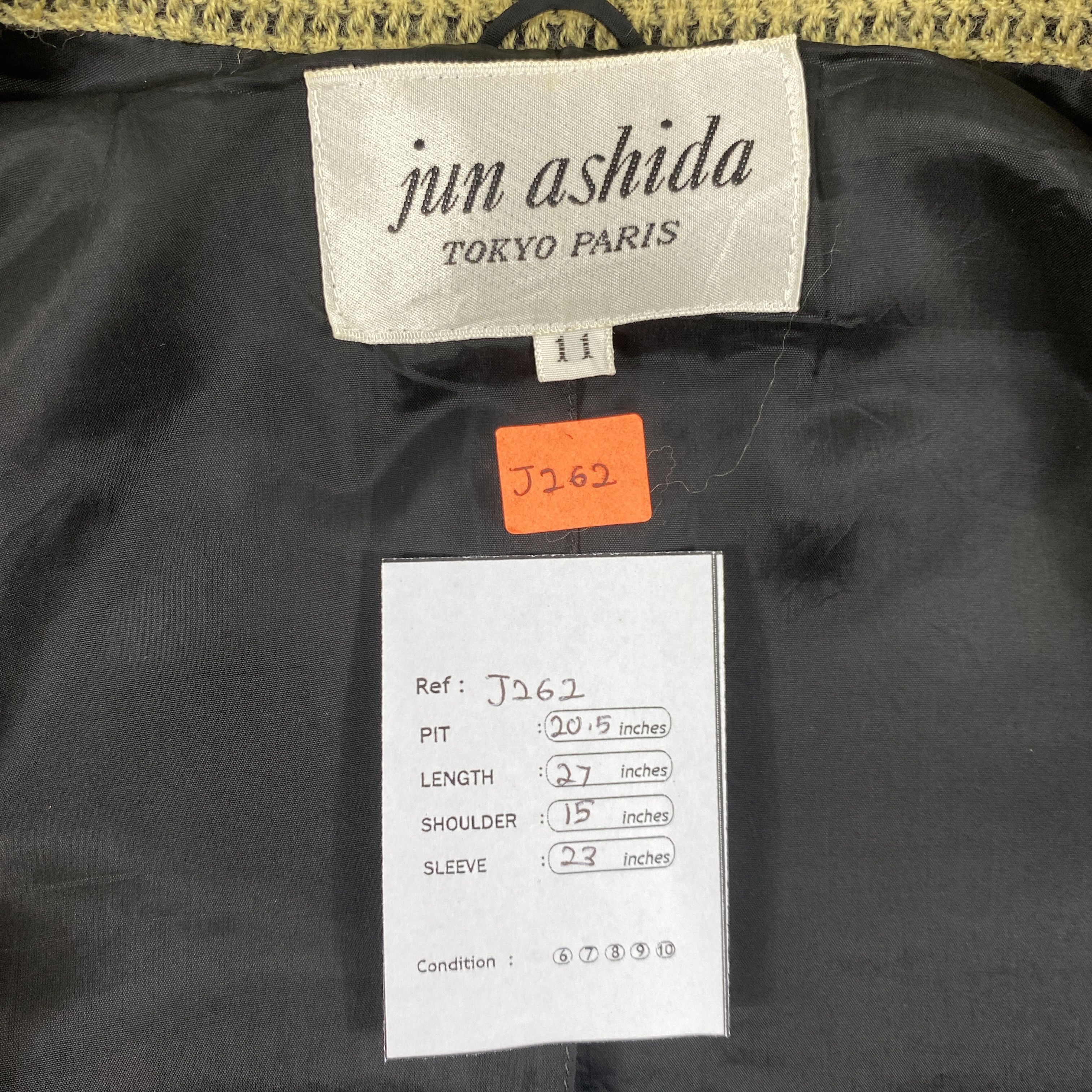 Japanese Brand Vintage Jun Ashida Blazer Coat Jacket-J262 Size US L / EU 52-54 / 3 - 5 Thumbnail
