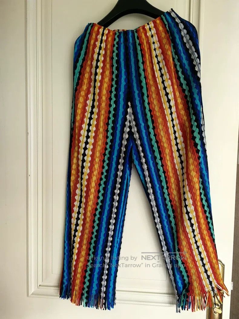 Issey Miyake size:3 Color-Striped Pants