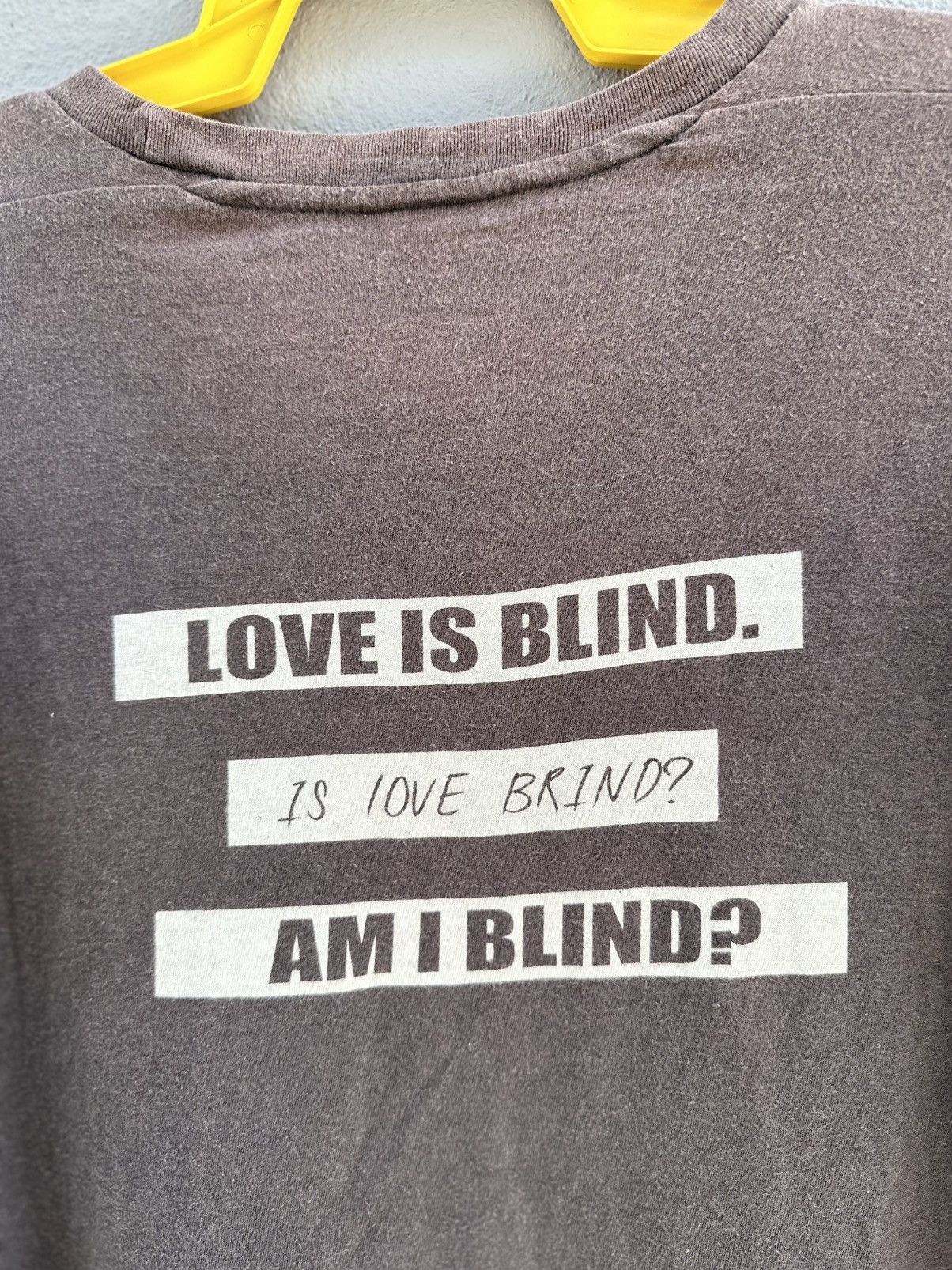 If Six Was Nine Thrashed Vintage Love Is Blind LIB TwnRoom Sun Faded Grunge Size US M / EU 48-50 / 2 - 10 Thumbnail