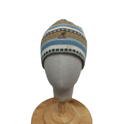 Kangol 💥 Kangol iconic logo stripes pull on beanie hat Size ONE SIZE - 1 Thumbnail