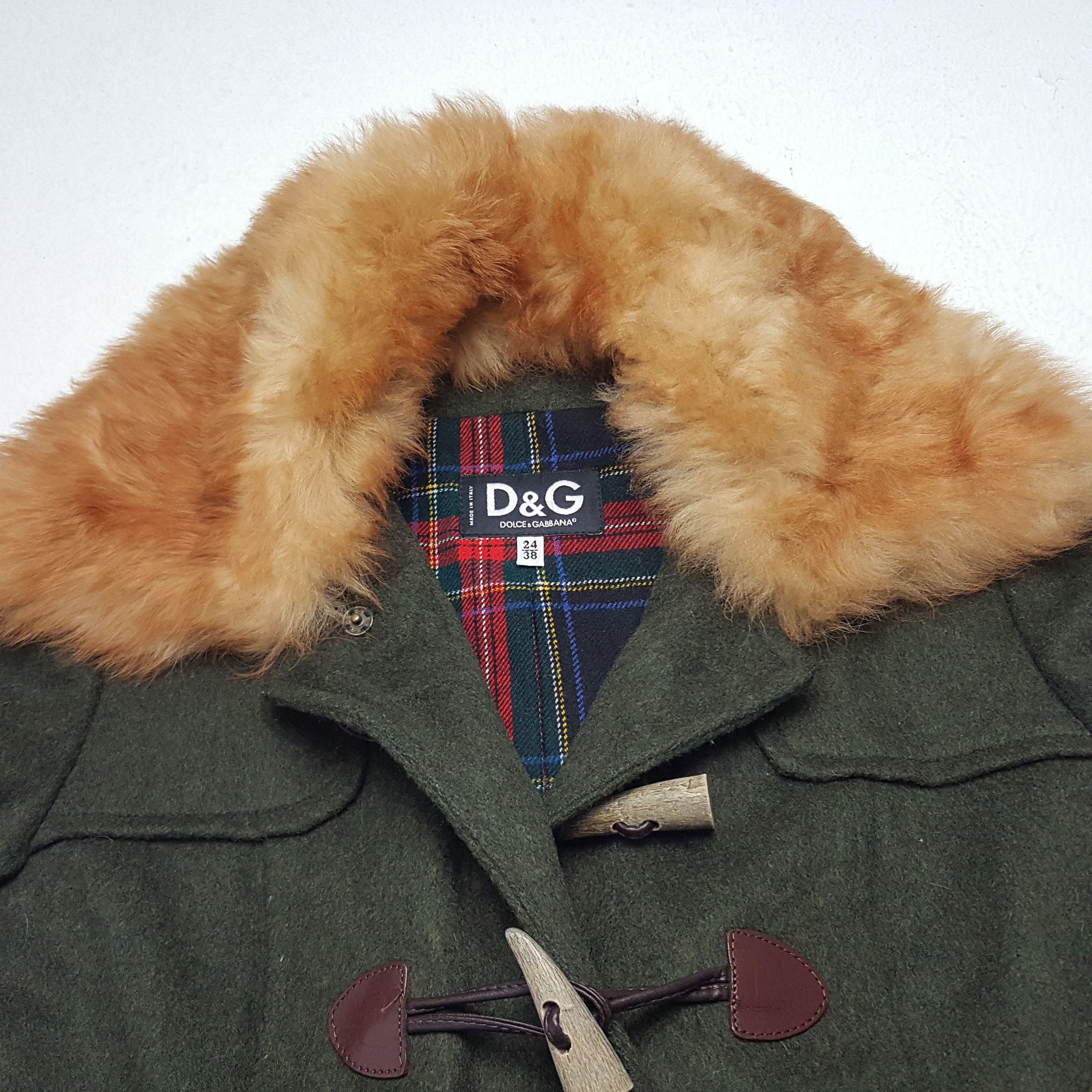 Dolce & Gabbana × Vintage Vintage Dolce & Gabbana Wool Trench Coat Jacket Size XS / US 0-2 / IT 36-38 - 4 Thumbnail