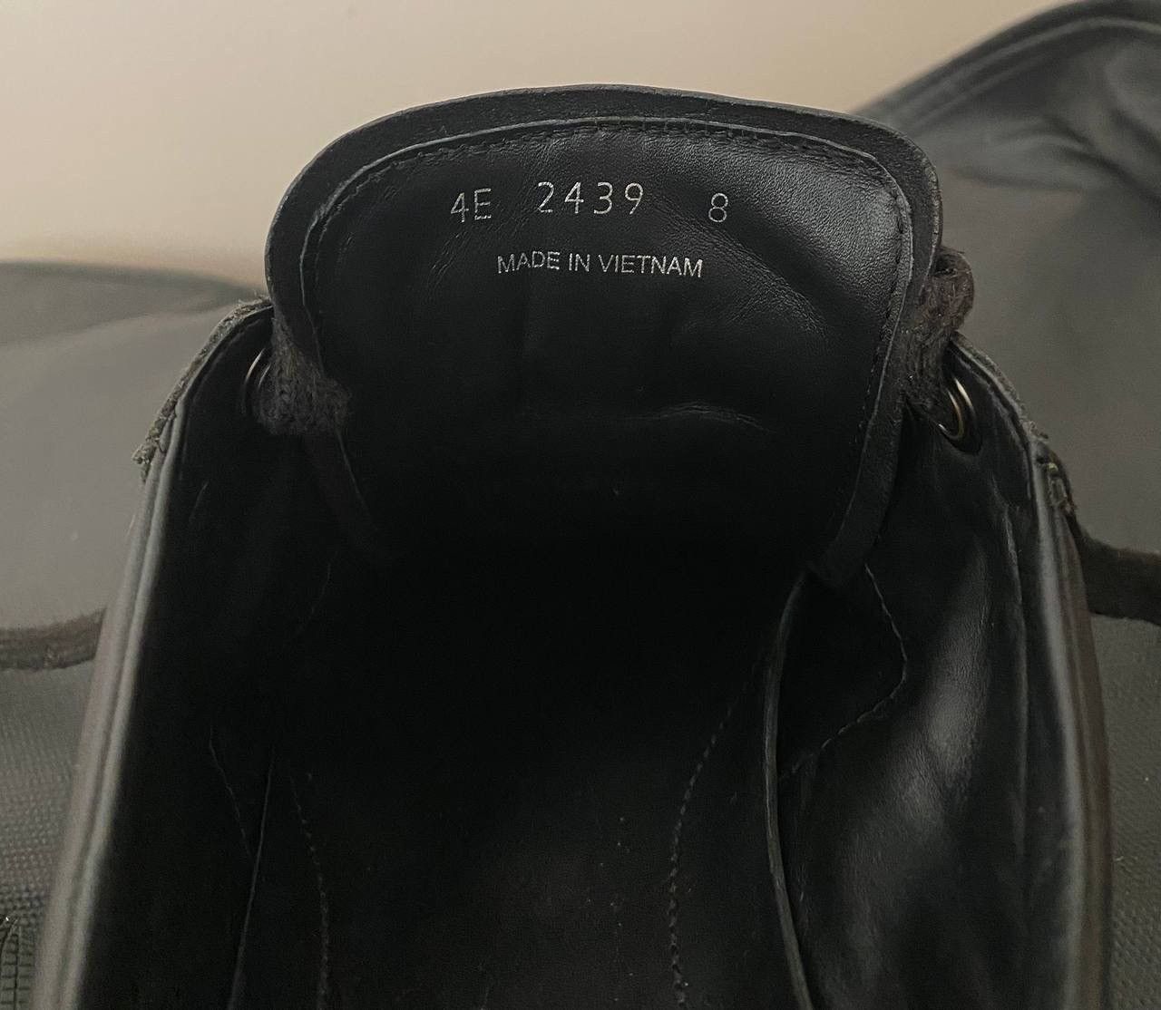 Prada 🔥 PRADA Mens Black Leather Low Top Sneakers Trainers Shoes Size US 8 / EU 41 - 10 Thumbnail