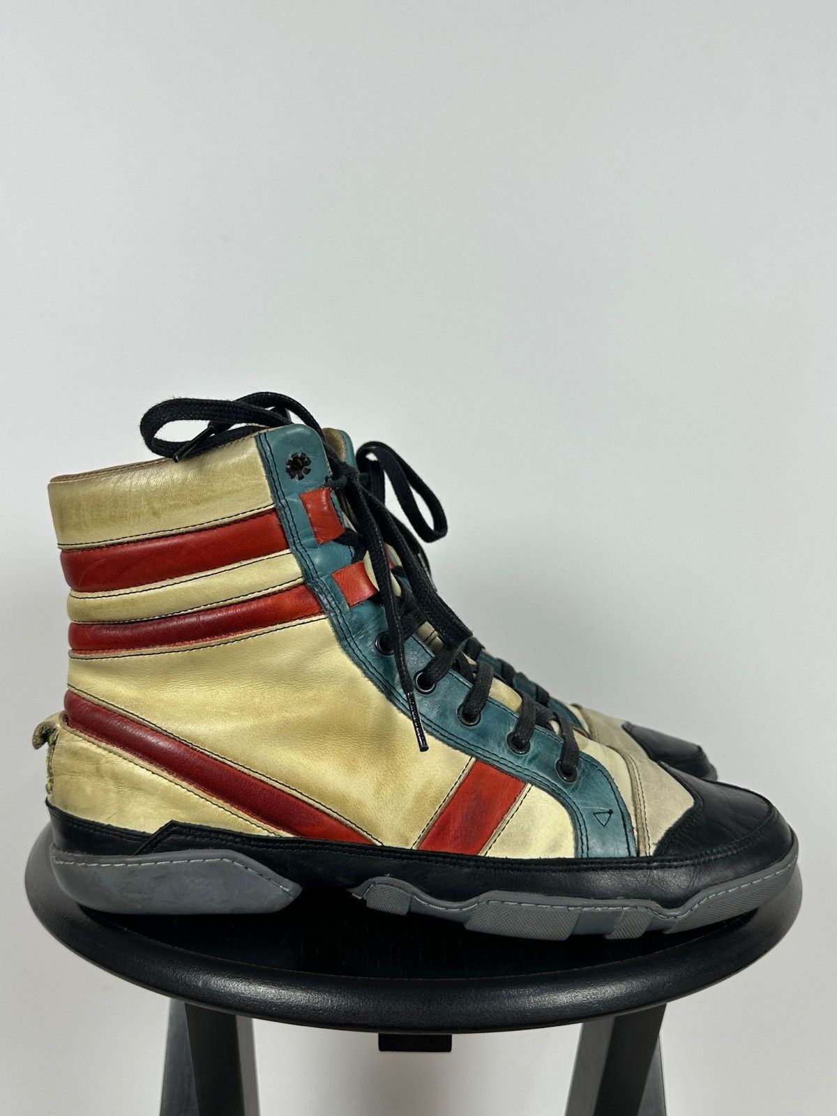 Marithe + Francois Girbaud 00s Vintage Marithé + François Girbaud High Top Sneakers Size US 8 / EU 41 - 2 Thumbnail
