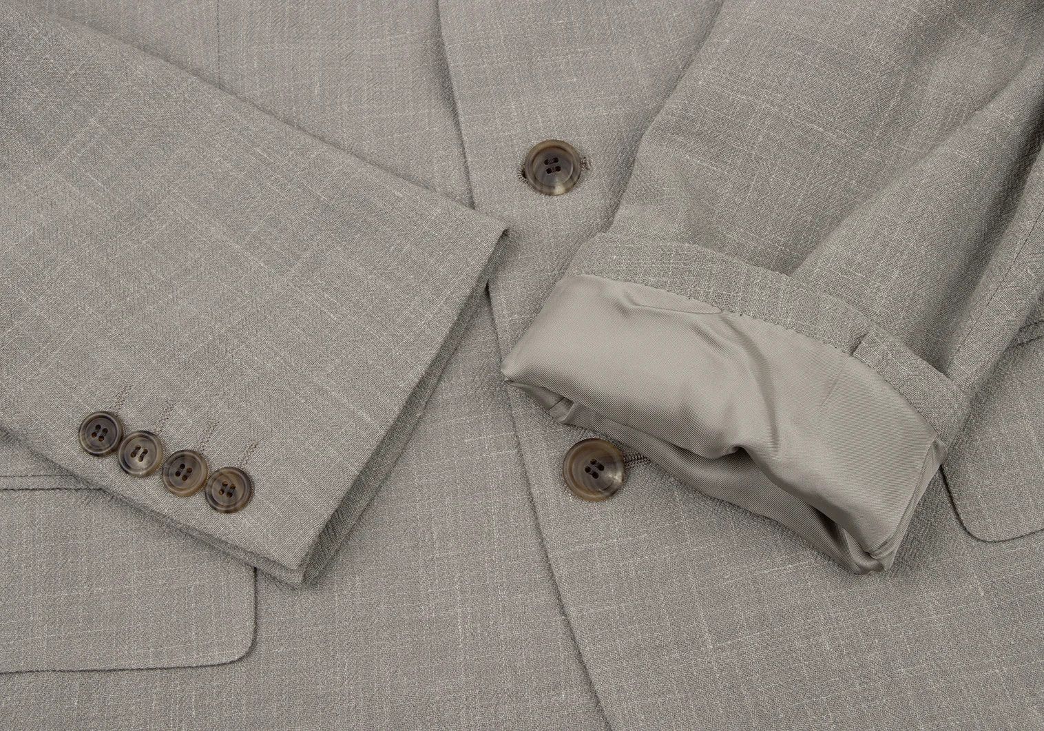 Issey Miyake Wool Linen 3-Button Jacket in Gray Size 4 Size US XL / EU 56 / 4 - 8 Thumbnail
