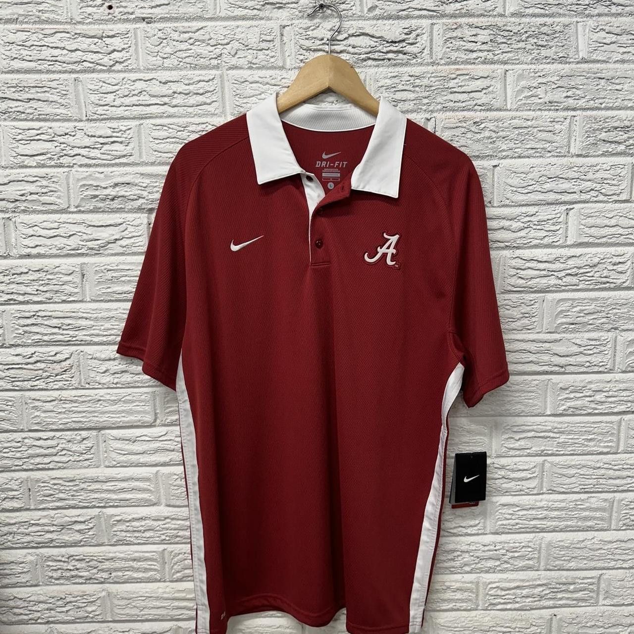 Nike New With Tags Nike Alabama Crimson Tide Dri Fit Collared L Size US L / EU 52-54 / 3 - 2 Thumbnail