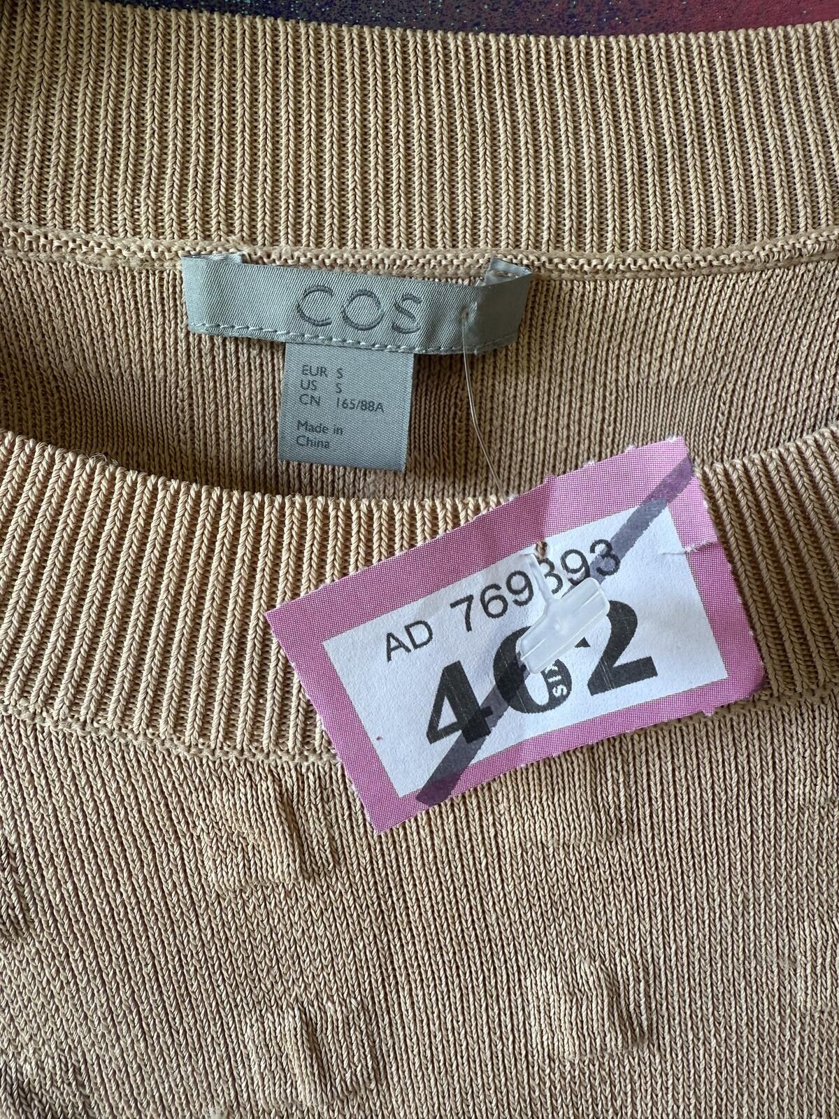 Other COS Camel Beige Textured Bobble stitch jumper Size US S / EU 44-46 / 1 - 2 Thumbnail