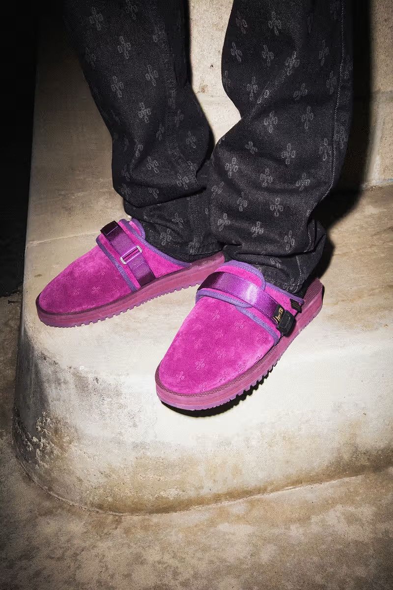 Suicoke Suicoke x OVO Zavo-MabOVO Purple Slippers - Size 9 UK Size US 10 / EU 43 - 9 Thumbnail