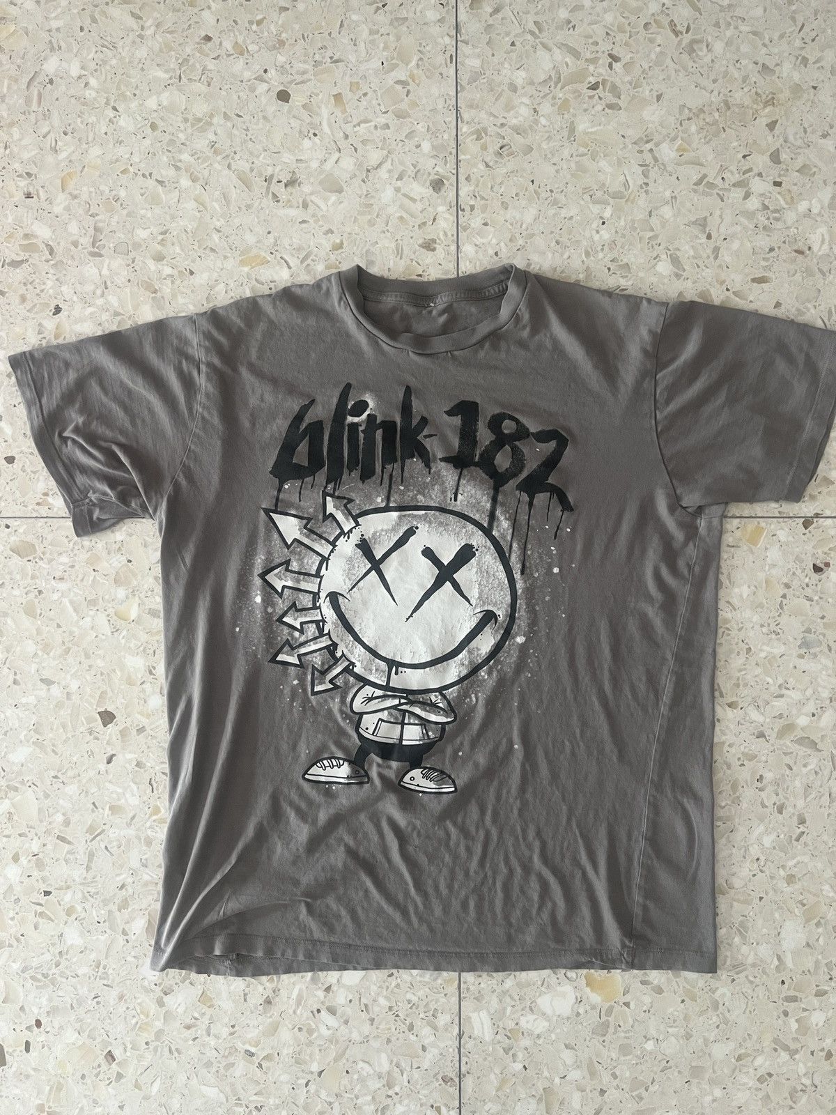 Other Blink 182 Smiley Logo Man Y2K Cartoon Pop Punk Band Rare Size US L / EU 52-54 / 3 - 1 Thumbnail