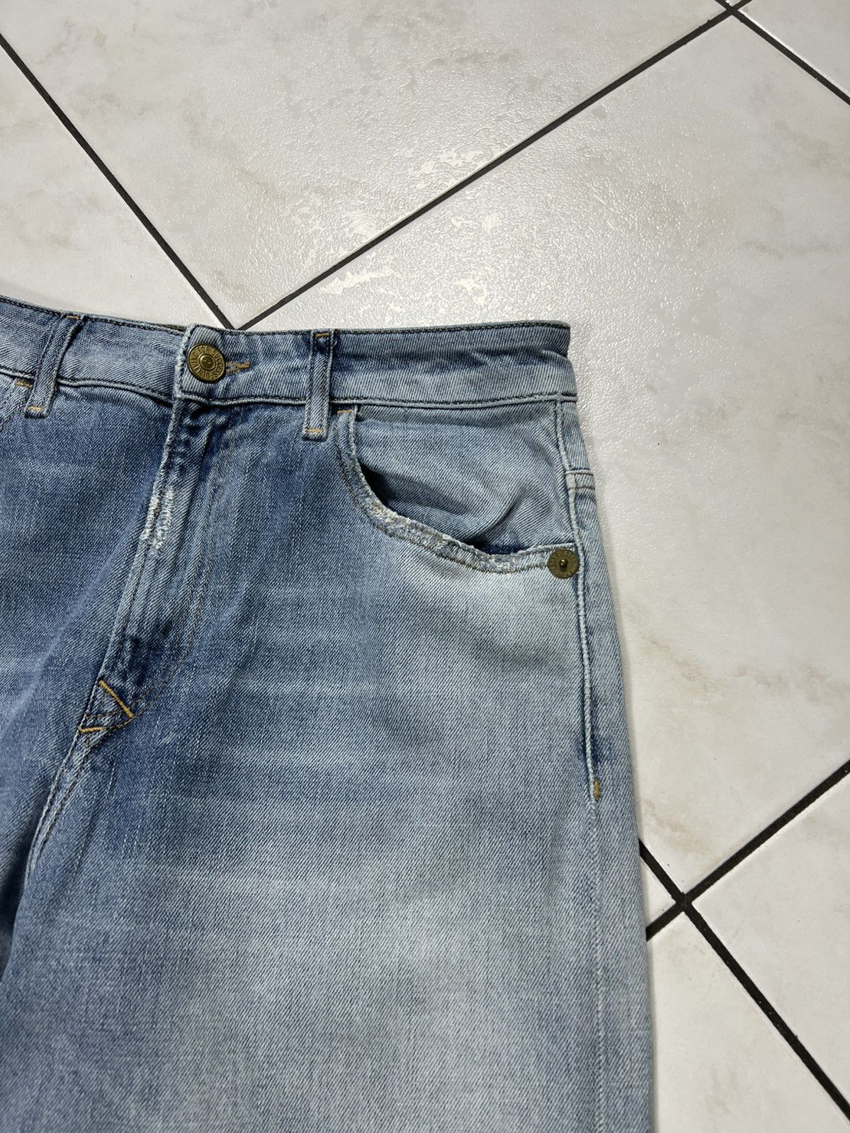 Diesel Vintage Diesel D-reggy y2k washed distressed denim jeans Size 27" / US 4 / IT 40 - 6 Thumbnail