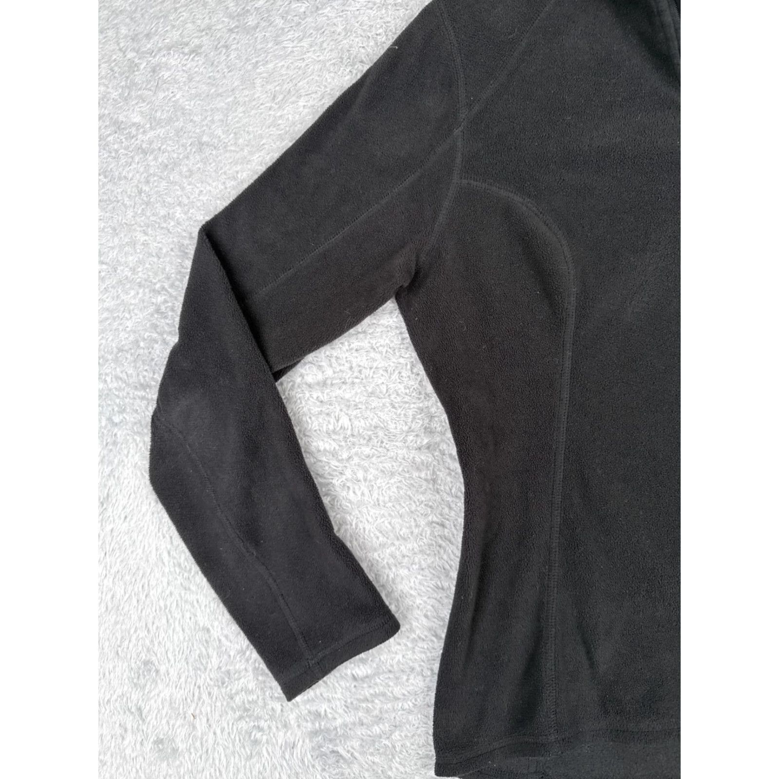 The North Face The North Face Sweatshirt Women M Black Pullover Mock Neck 1/4 Zip Fleece Logo Sports Outdoor Shirt Womens Size M / US 6-8 / IT 42-44 - 3 Thumbnail