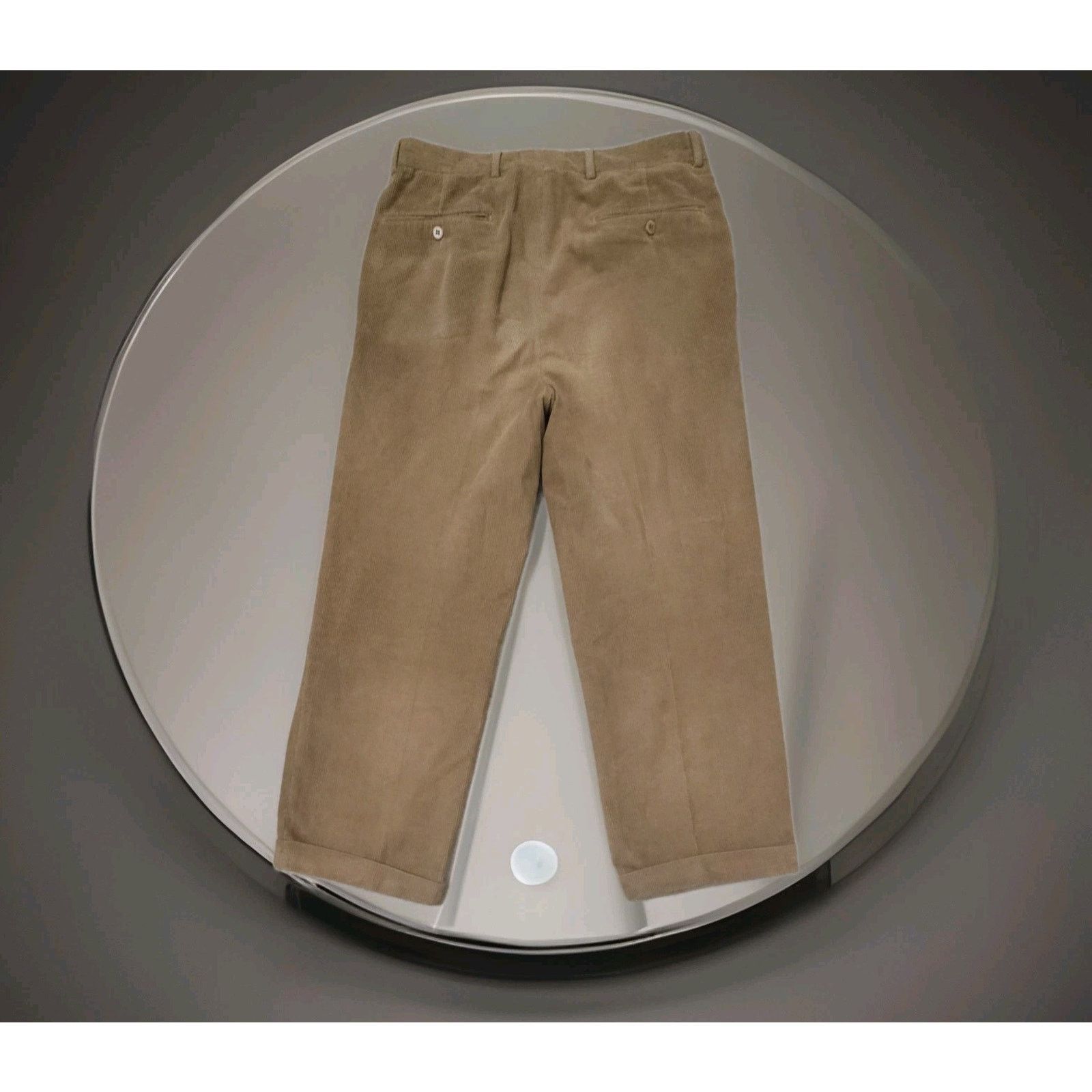 Ermenegildo Zegna ERMENEGILDO ZEGNA Soft Brown Corduroy Casual Pant 32×27 Size US 32 / EU 48 - 5 Thumbnail