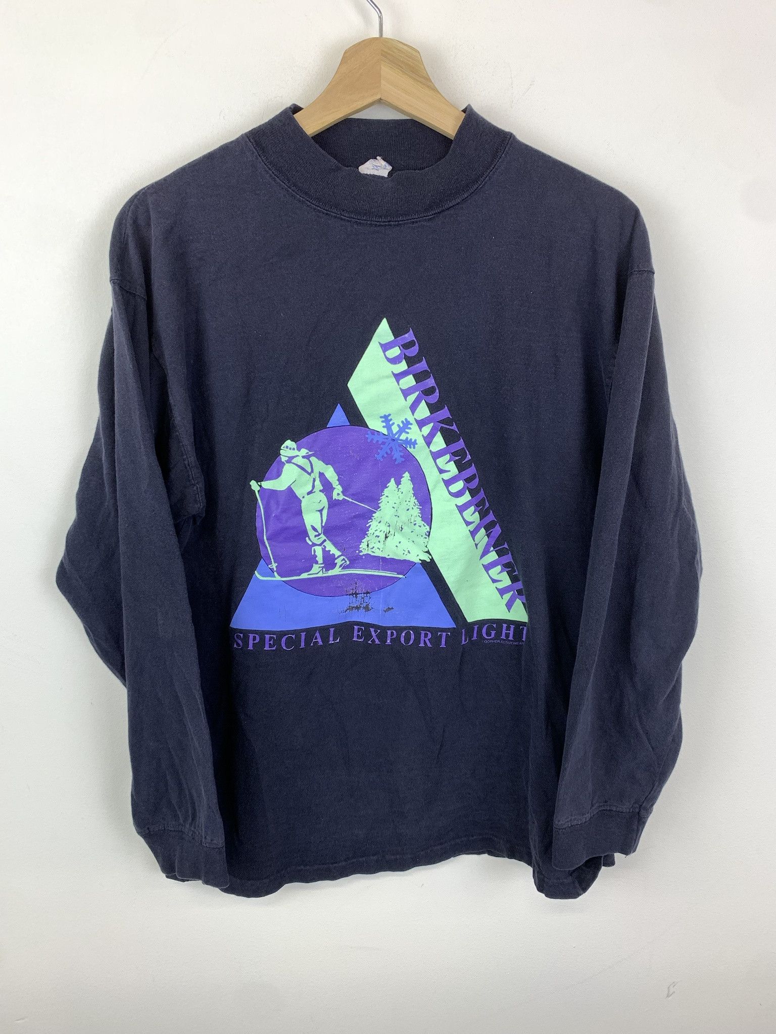 Vintage Vintrage 1990s Birkebeiner Single Stitch Size US L / EU 52-54 / 3 - 1 Thumbnail