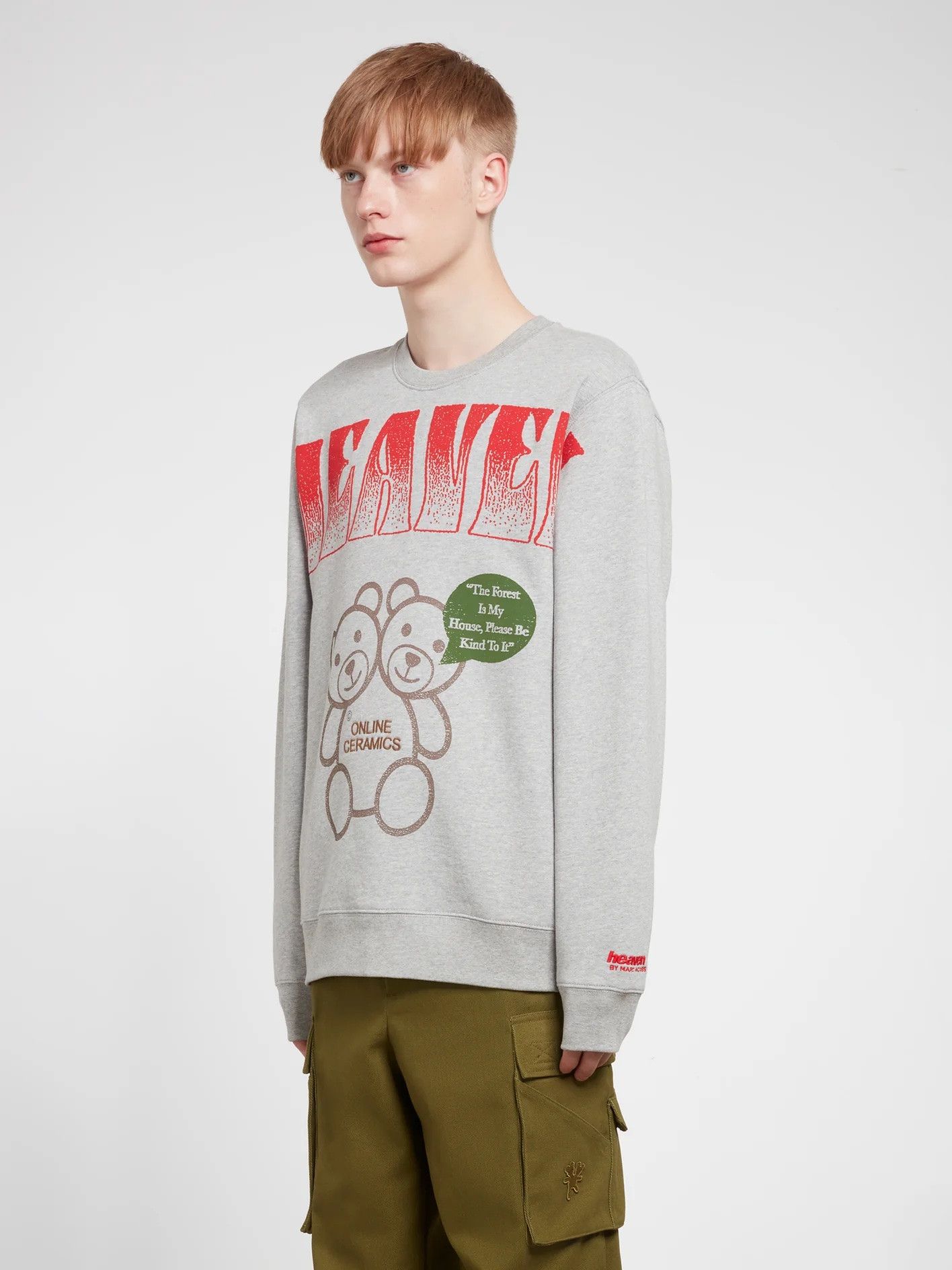 Heaven by Marc Jacobs サーマル 総柄ロン T XL Heaven by Marc Jacobs × Online Ceramics Online Ceramics x Heaven