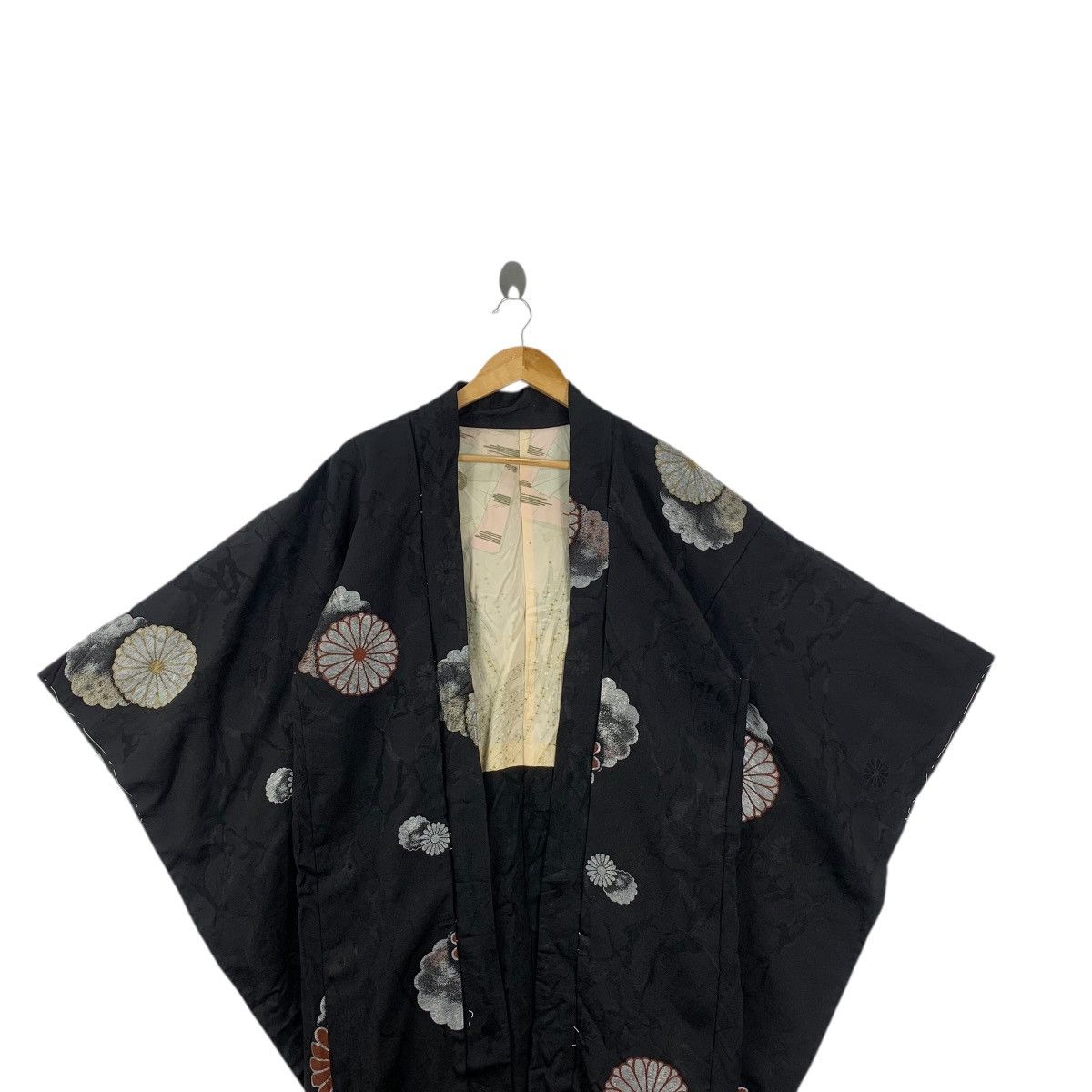 Vintage Vintage 70s KIMONO JAPAN HAORI Kiku Showa Traditional Geish Size XXL / US 16-18 / IT 52-54 - 2 Thumbnail