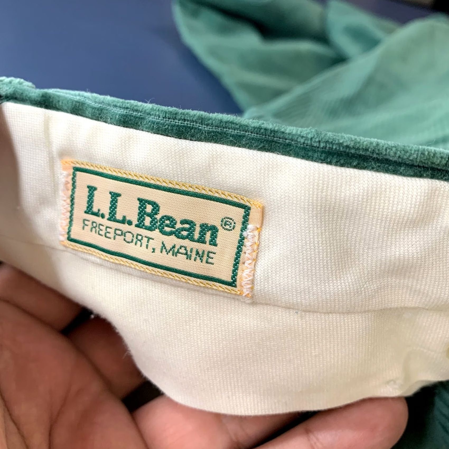 Vintage VINTAGE L.L. Bean Corduroy Pants Mens 36x29 Green Turquoise Made USA Shirt Size US 36 / EU 52 - 3 Thumbnail