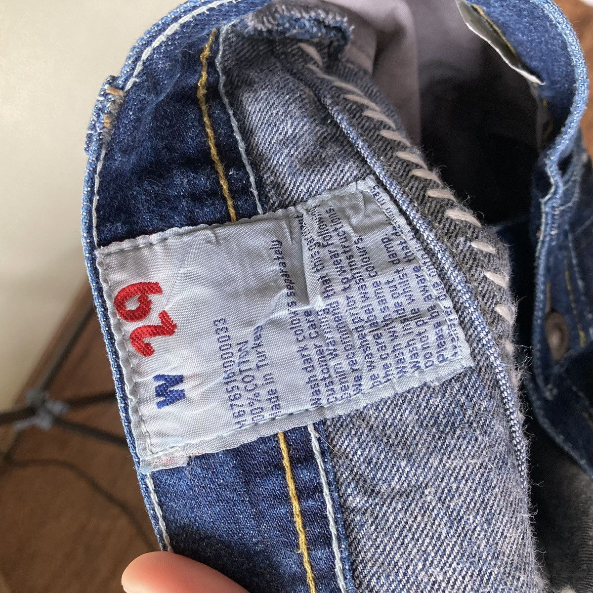 Vintage Avant Garde Denim Jeans Vintage Tim Burton Style Size US 29 - 11 Thumbnail
