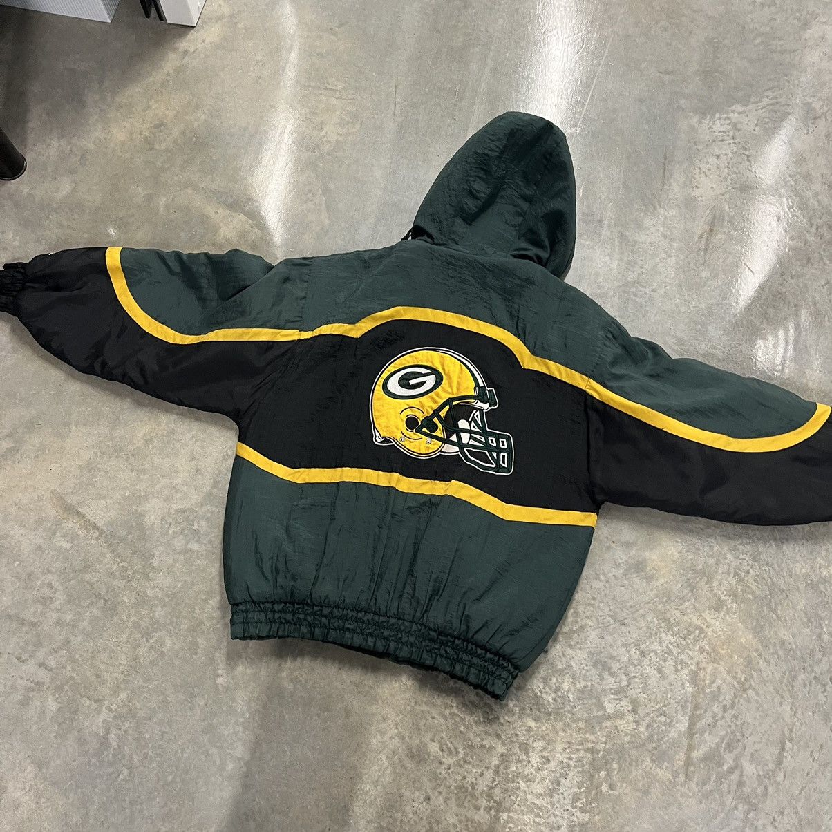 Logo 7 × NFL × Vintage Vintage 90s GreenBay Packers logo 7 jacket full zip Size US M / EU 48-50 / 2 - 4 Thumbnail
