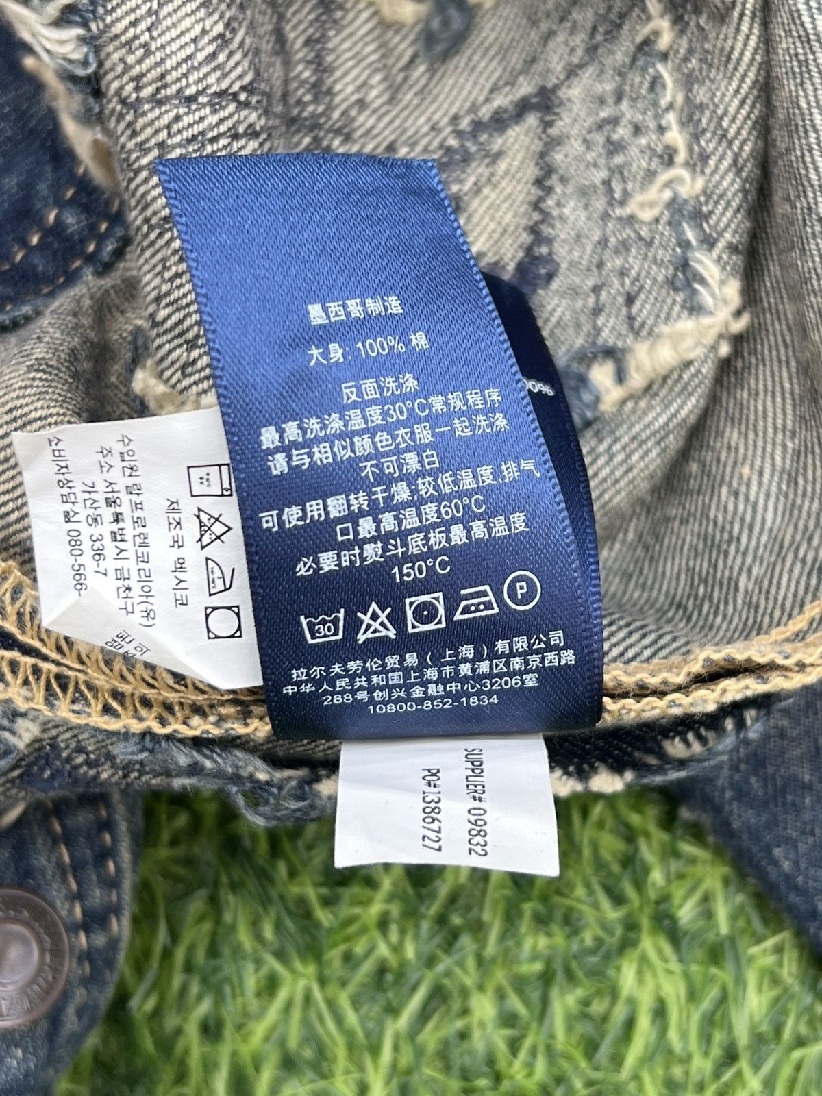 Polo Ralph Lauren Polo Ralph Lauren Distressed American 🇺🇸 Denim Trucker Jacket Size US M / EU 48-50 / 2 - 22 Thumbnail