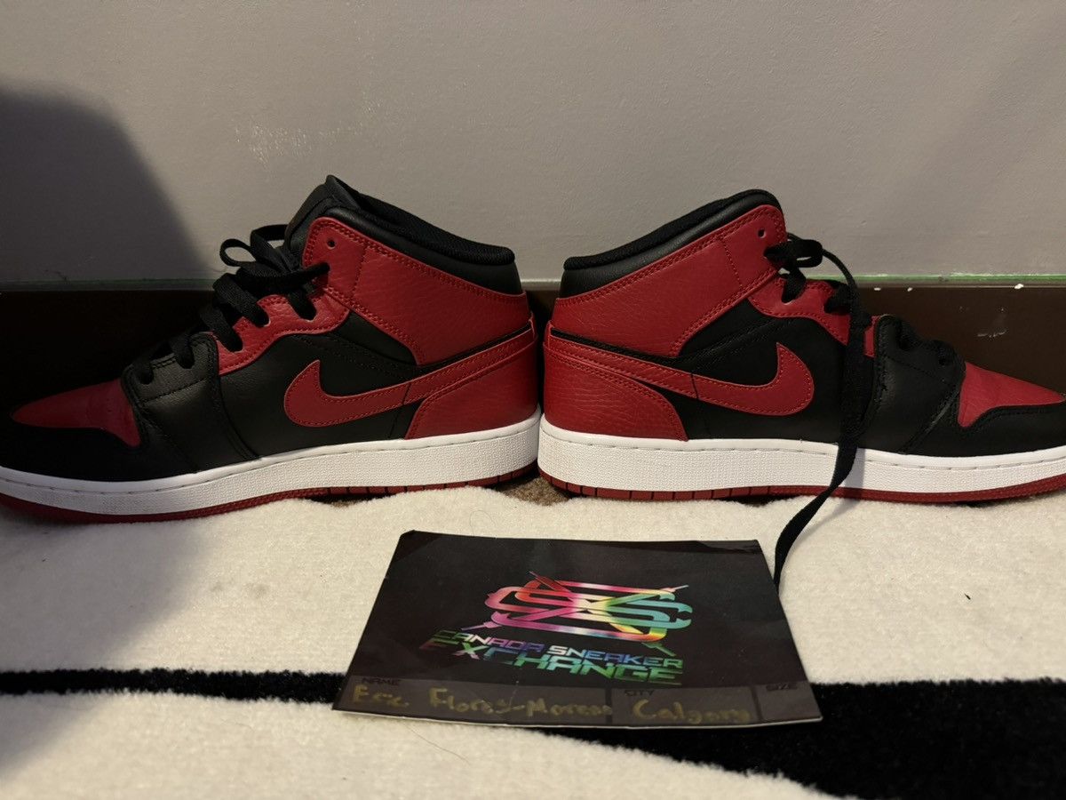 Jordan Brand Jordan 1 Banned Mid Size US 7 / EU 40 - 6 Thumbnail