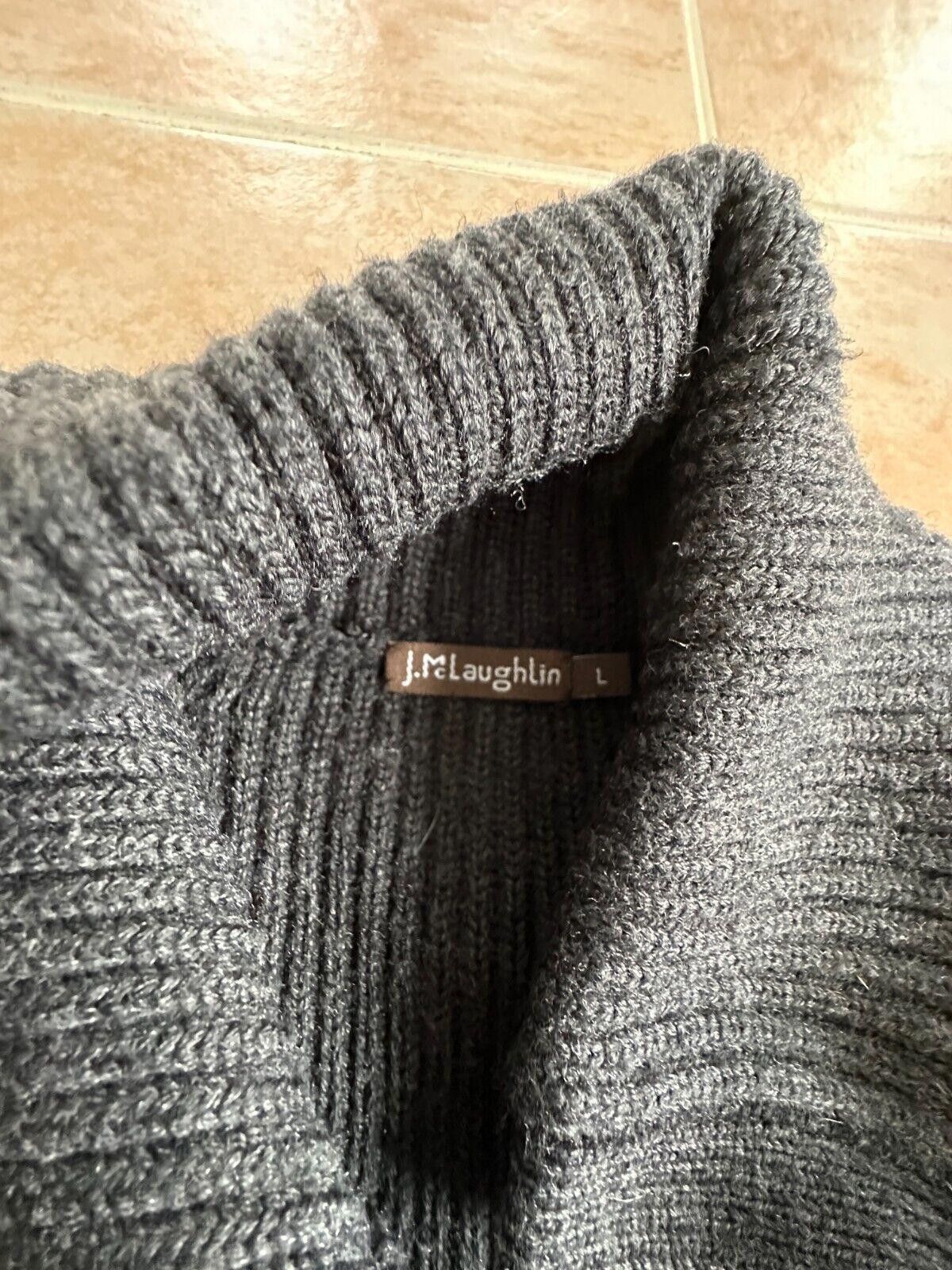 J.McLaughlin J McLaughlin Sweater Merino Wool Military Heavyweight sz L Size L / US 10 / IT 46 - 7 Thumbnail