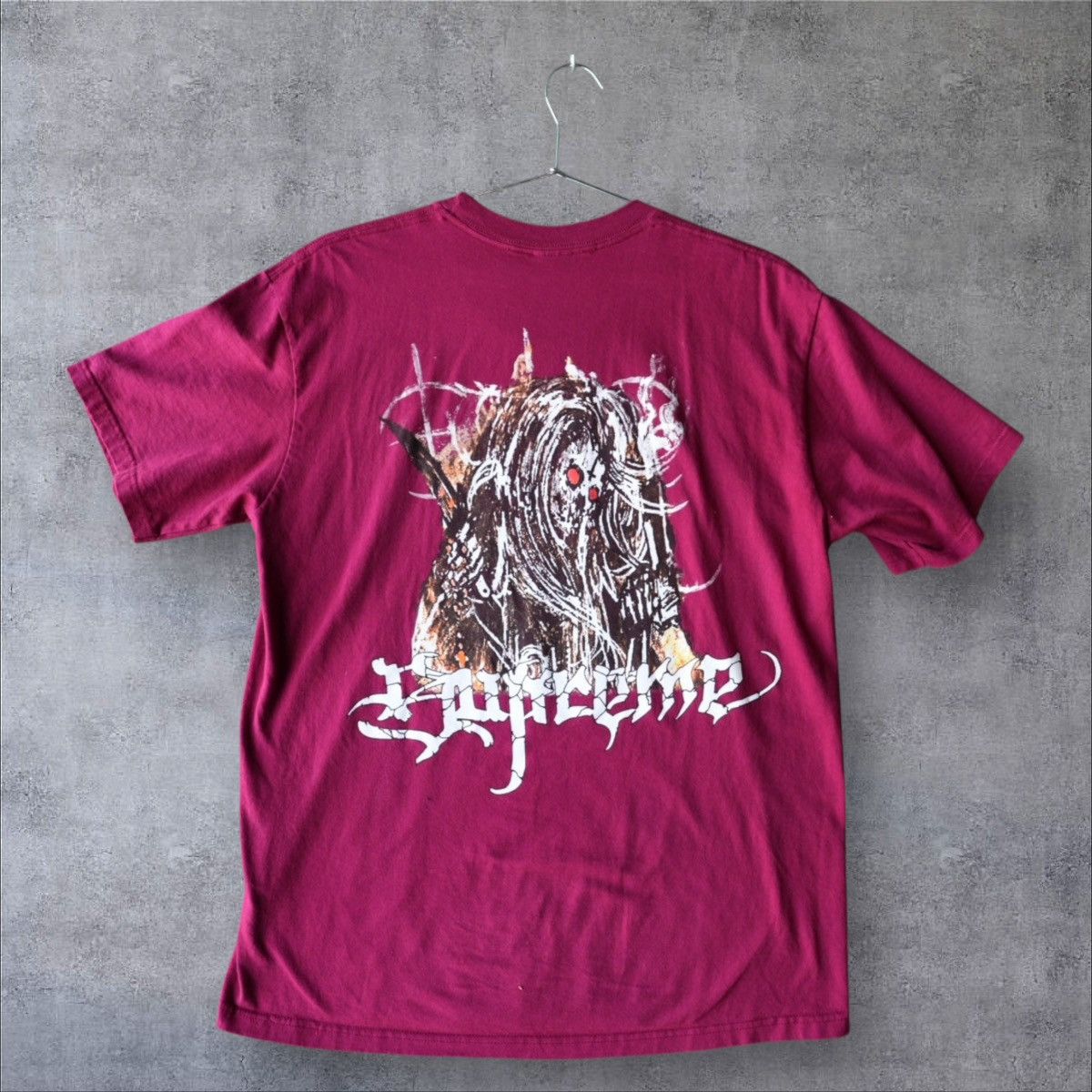Supreme USED SUPREME SATAN TEE CARDINAL (FW24) SIZE M Size US M / EU 48-50 / 2 - 8 Thumbnail