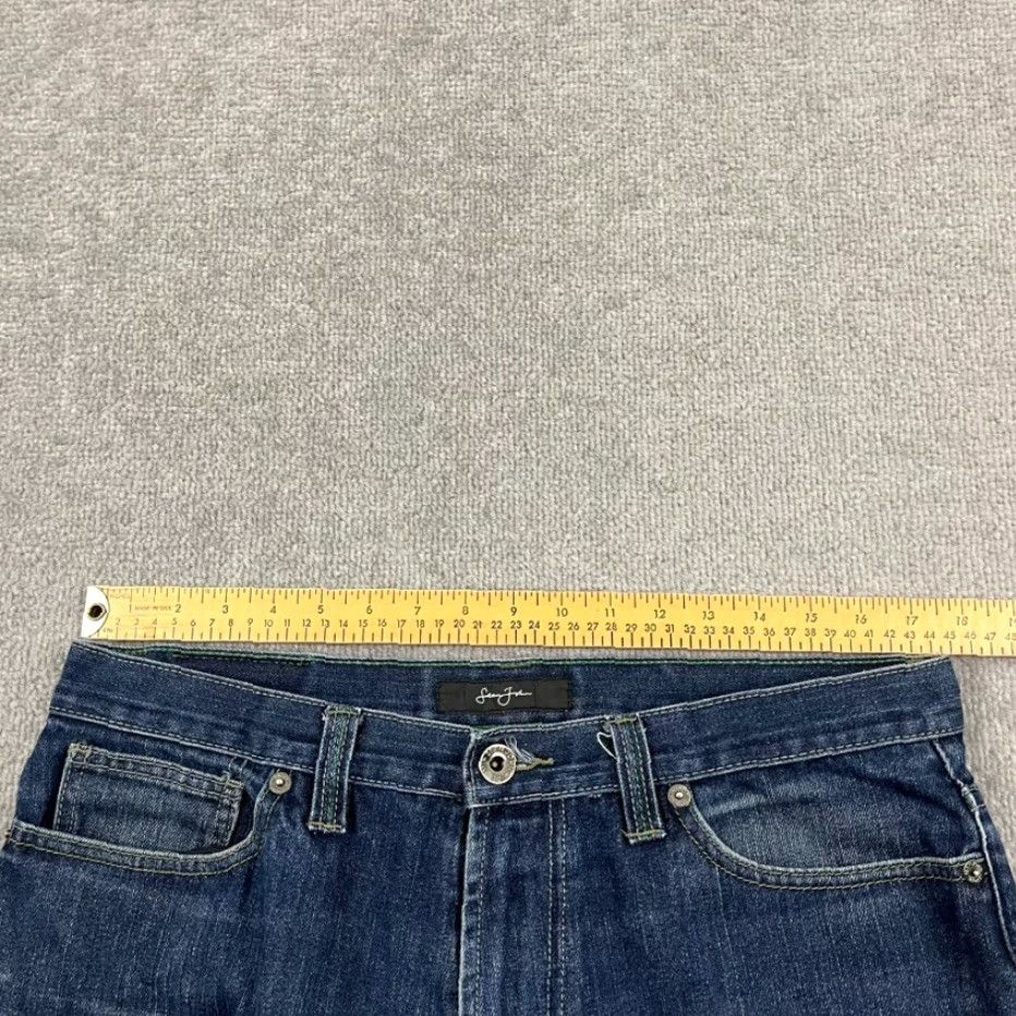 Sean John VINTAGE Sean John Jeans Mens 34 x 32 Wide Baggy Blue Denim Skater Grunge Hip Hop Y2K Mens Jeans 34x32 Blue Baggy Wide-Leg Den Size US 34 / EU 50 - 5 Thumbnail